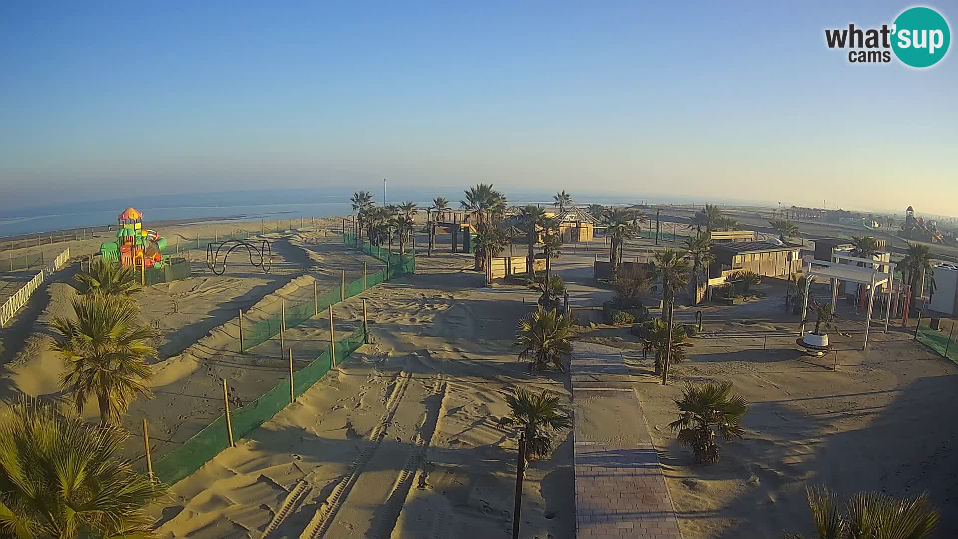 V živo Bagno Primavera Beach – Piazzale Europa Rosolina Mare webcam