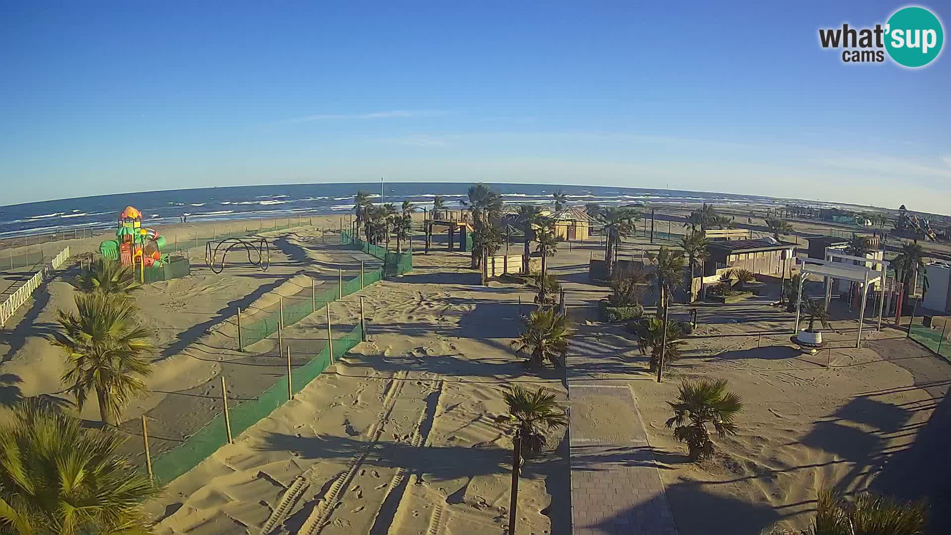 Bagno Primavera Beach – Piazzale Europa Rosolina Mare Strand webcam