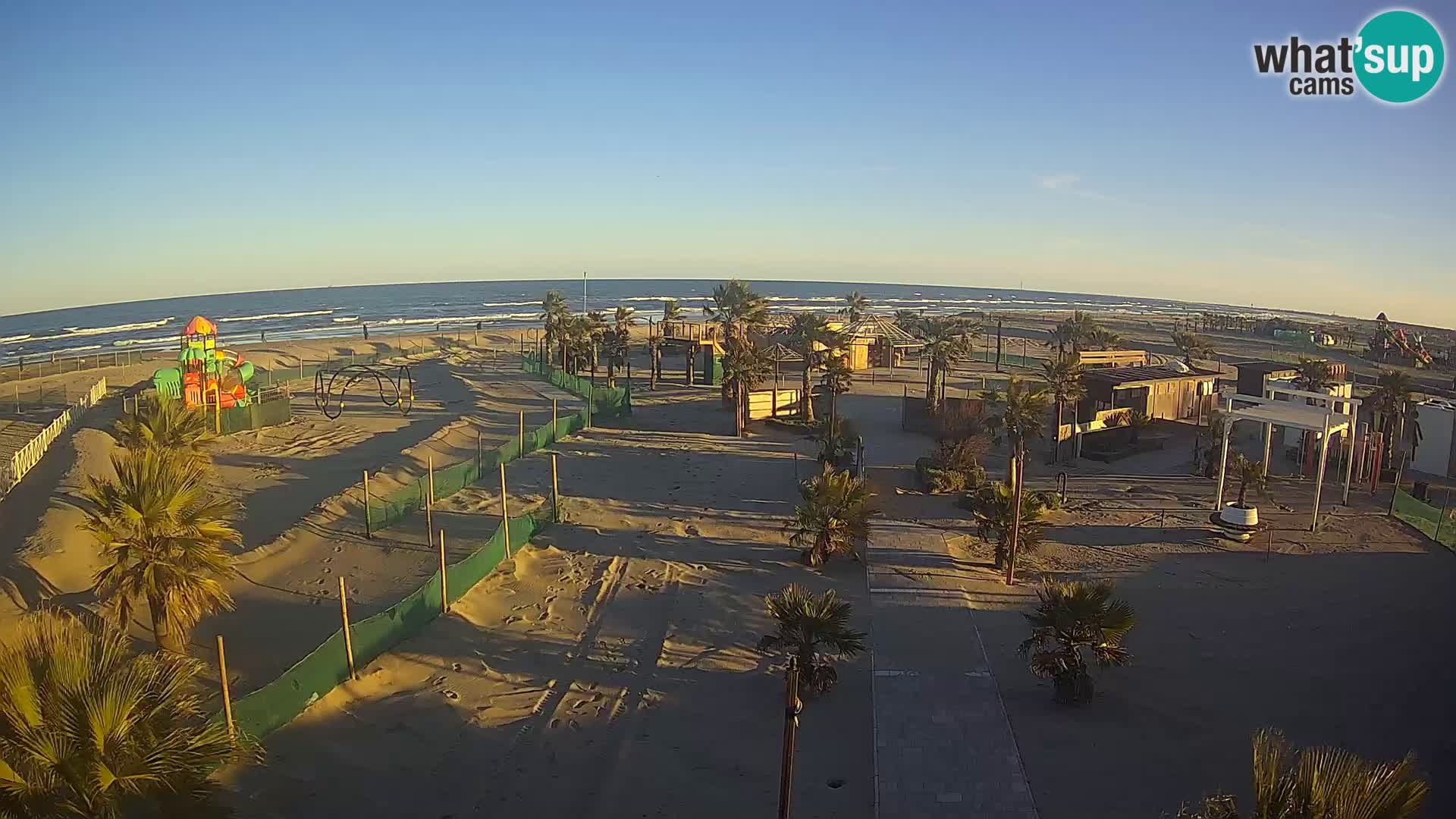 Bagno Primavera Beach – Piazzale Europa Rosolina Mare Strand webcam