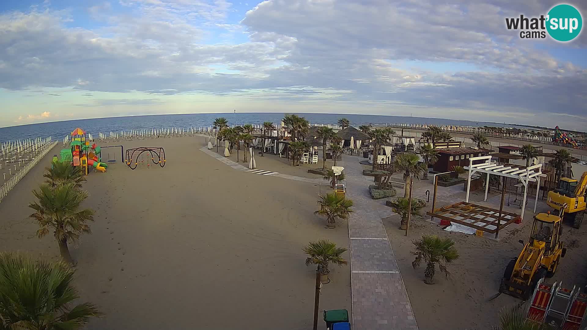 Bagno Primavera Beach – Piazzale Europa Rosolina Mare Strand webcam