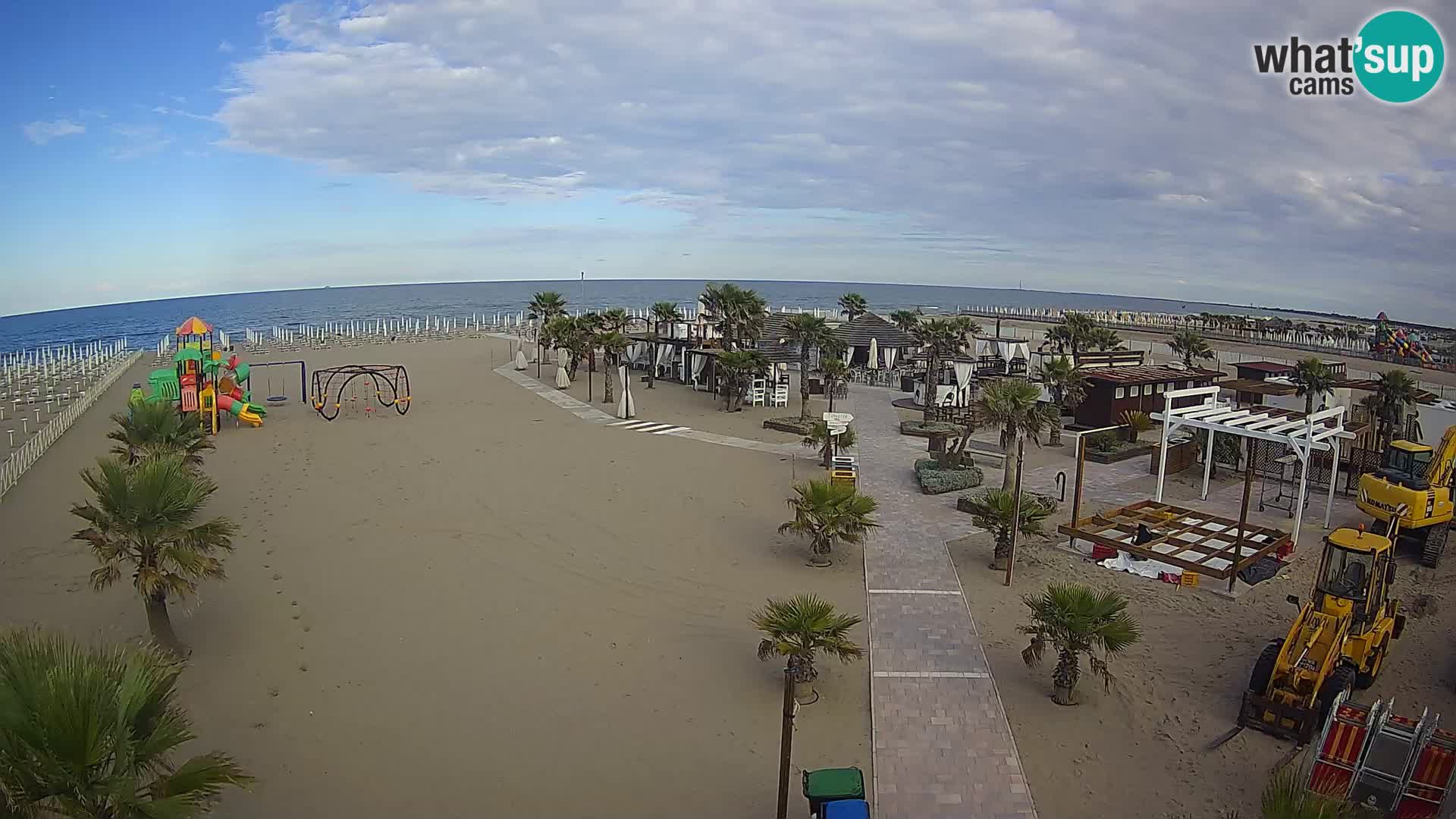 Bagno Primavera Beach – Piazzale Europa Rosolina Mare Strand webcam