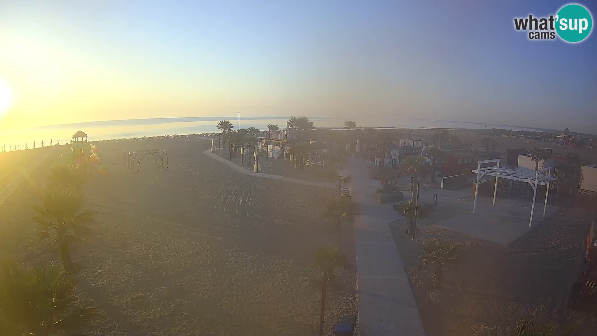 V živo Bagno Primavera Beach – Piazzale Europa Rosolina Mare webcam