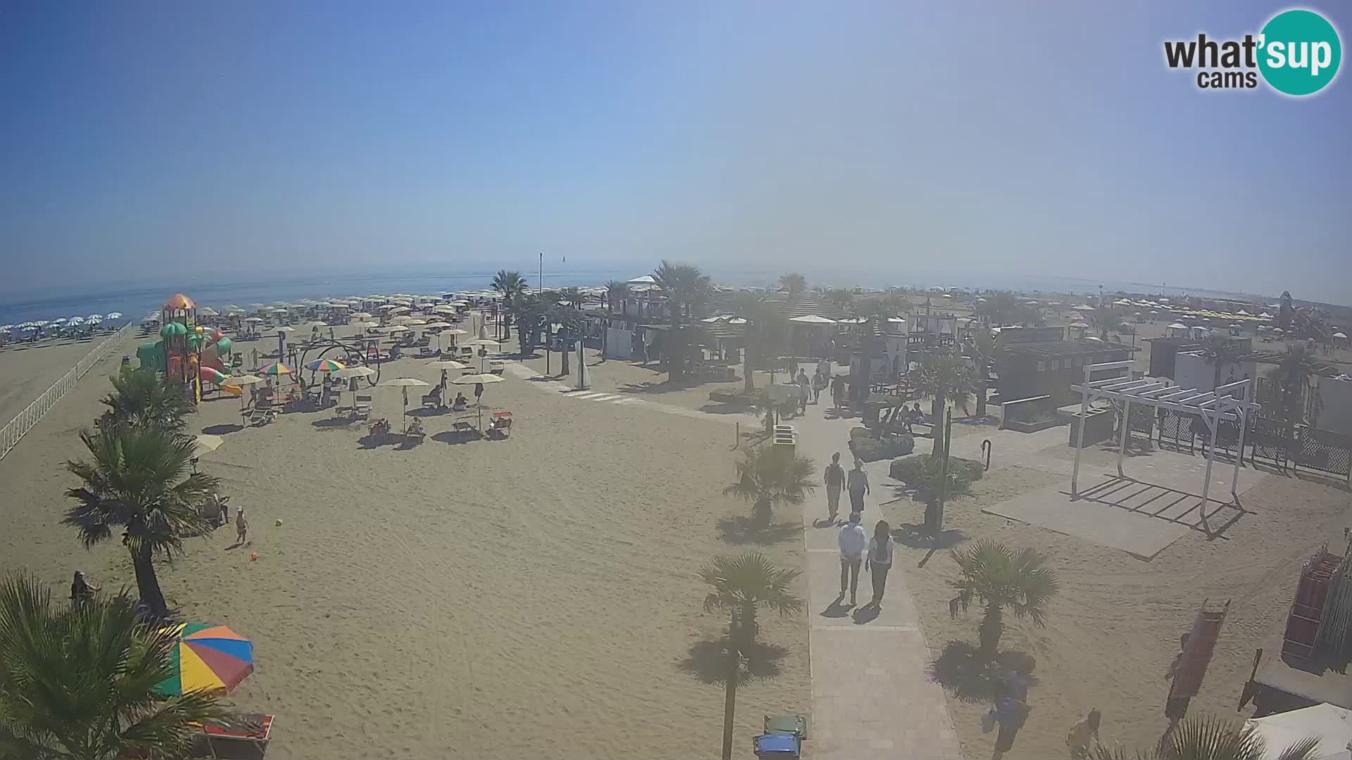 Bagno Primavera Beach – Piazzale Europa Rosolina Mare Strand webcam