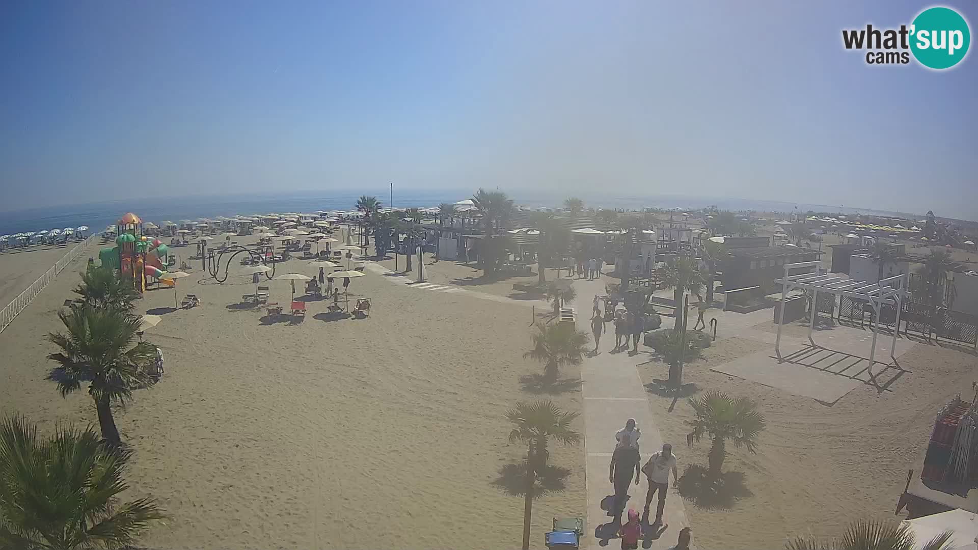 Bagno Primavera Beach – Piazzale Europa Rosolina Mare Strand webcam