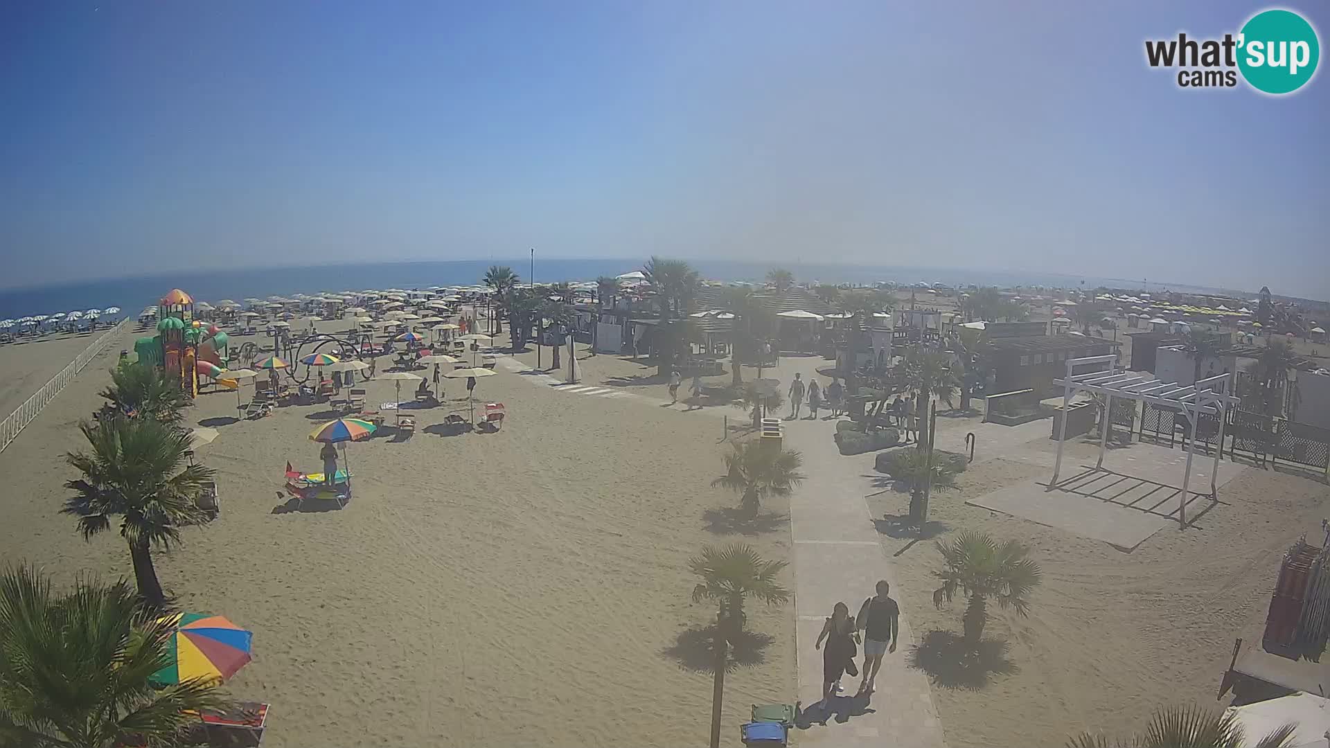 V živo Bagno Primavera Beach – Piazzale Europa Rosolina Mare webcam