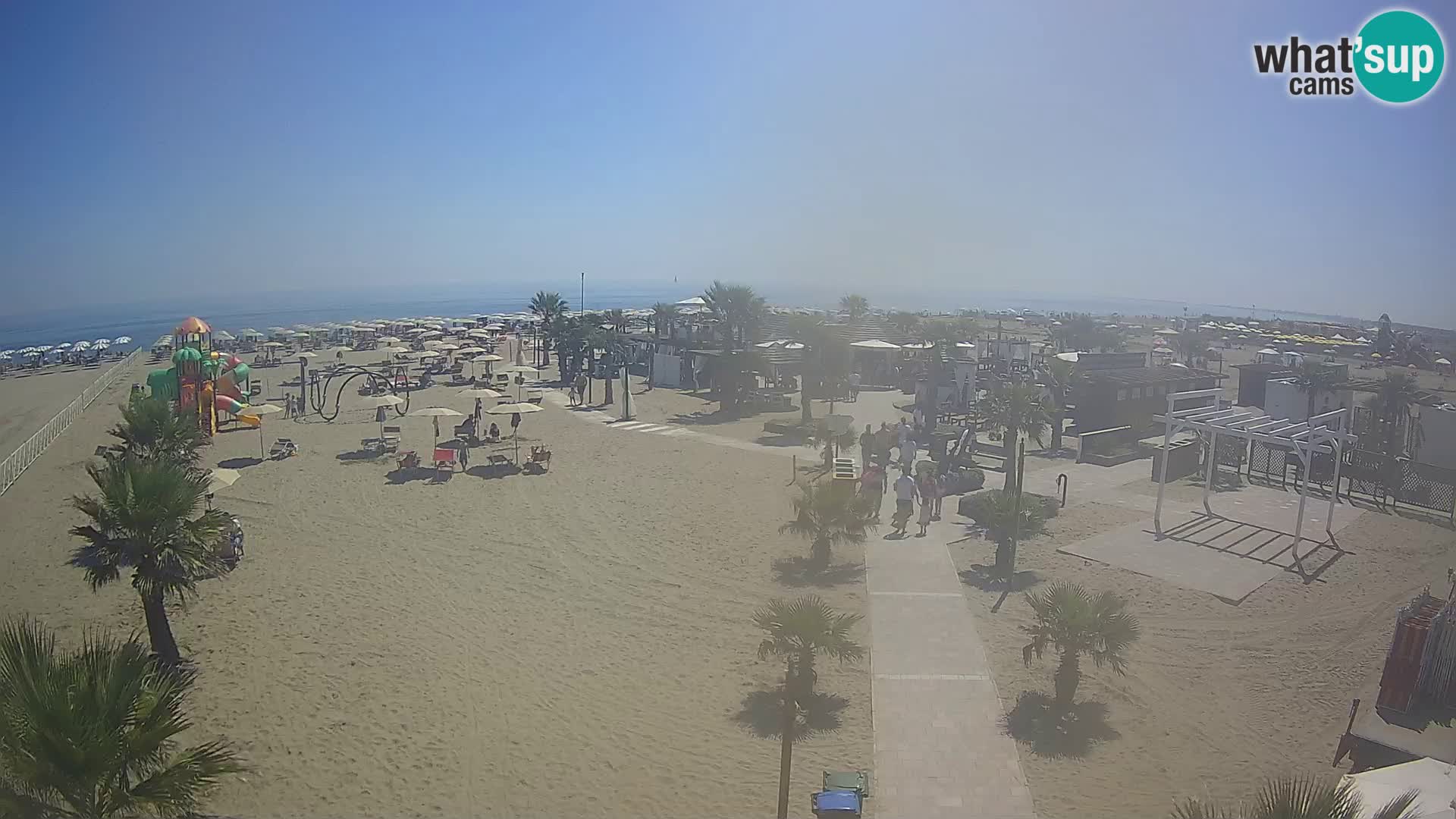 V živo Bagno Primavera Beach – Piazzale Europa Rosolina Mare webcam