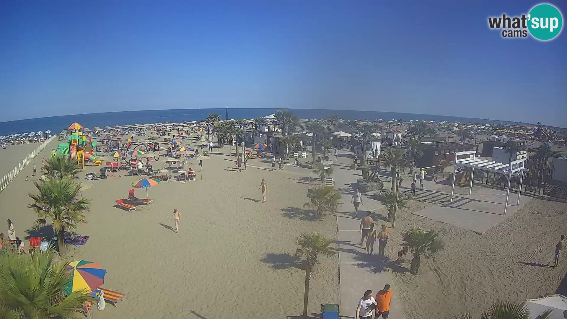 V živo Bagno Primavera Beach – Piazzale Europa Rosolina Mare webcam