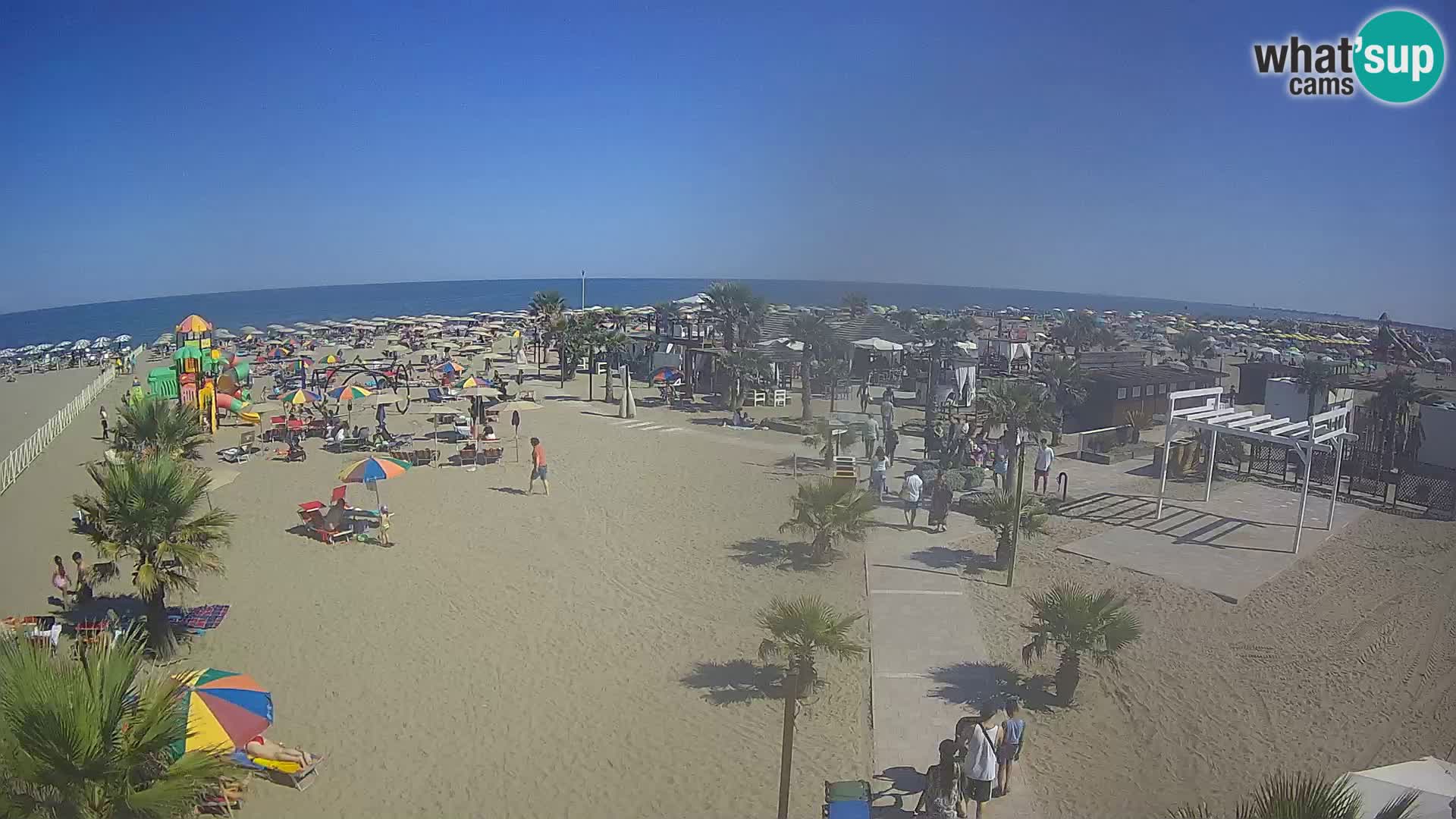 V živo Bagno Primavera Beach – Piazzale Europa Rosolina Mare webcam