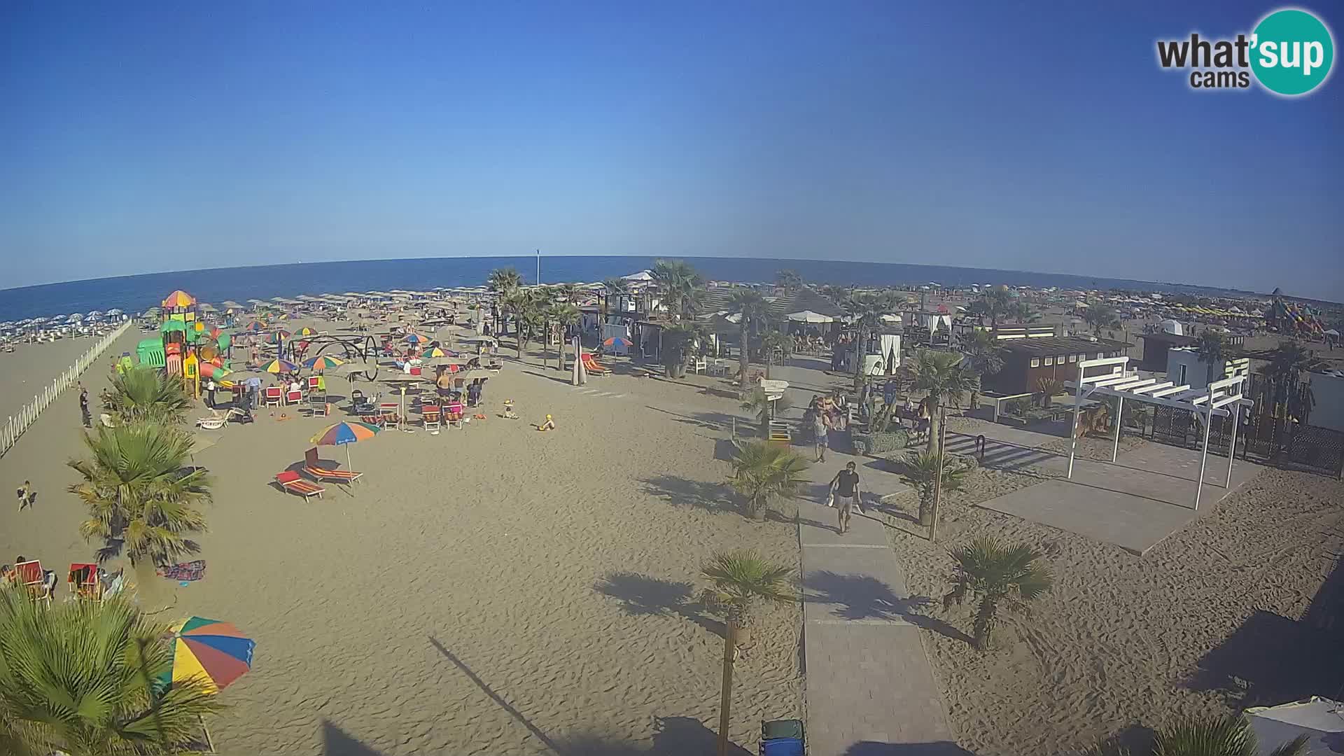 Bagno Primavera Beach – Piazzale Europa Rosolina Mare Strand webcam