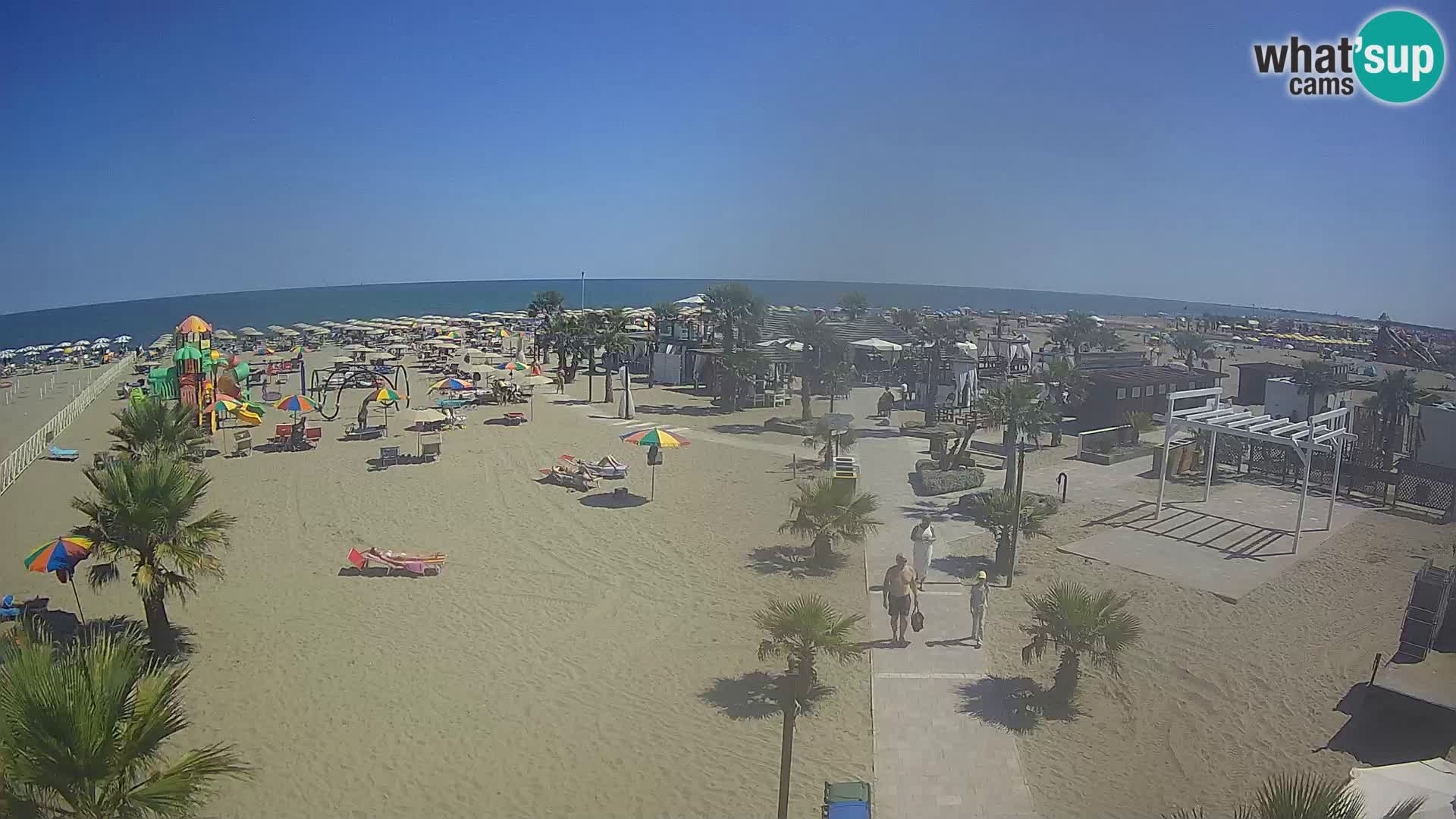 Bagno Primavera Beach – Piazzale Europa Rosolina Mare Strand webcam