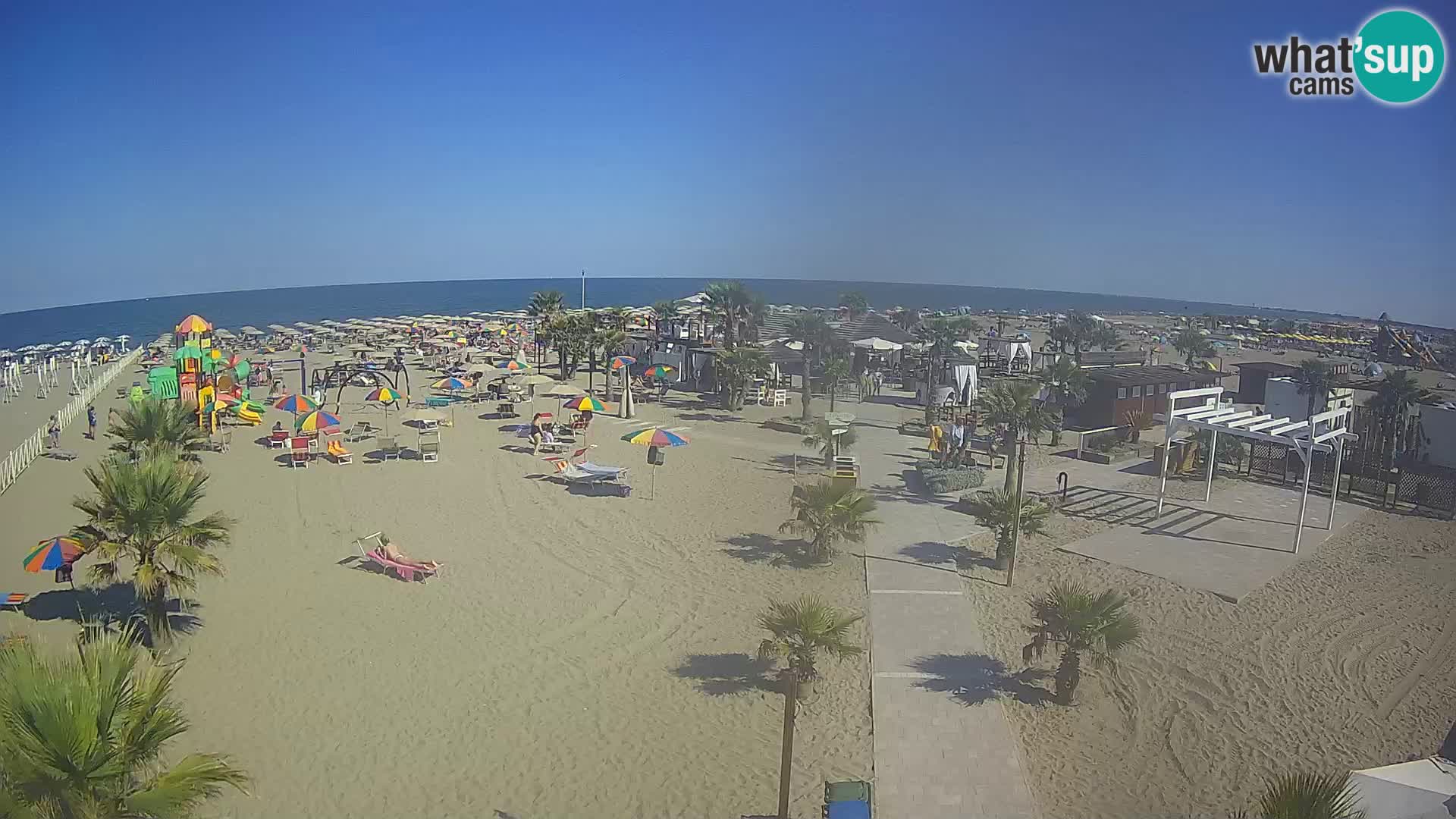 V živo Bagno Primavera Beach – Piazzale Europa Rosolina Mare webcam