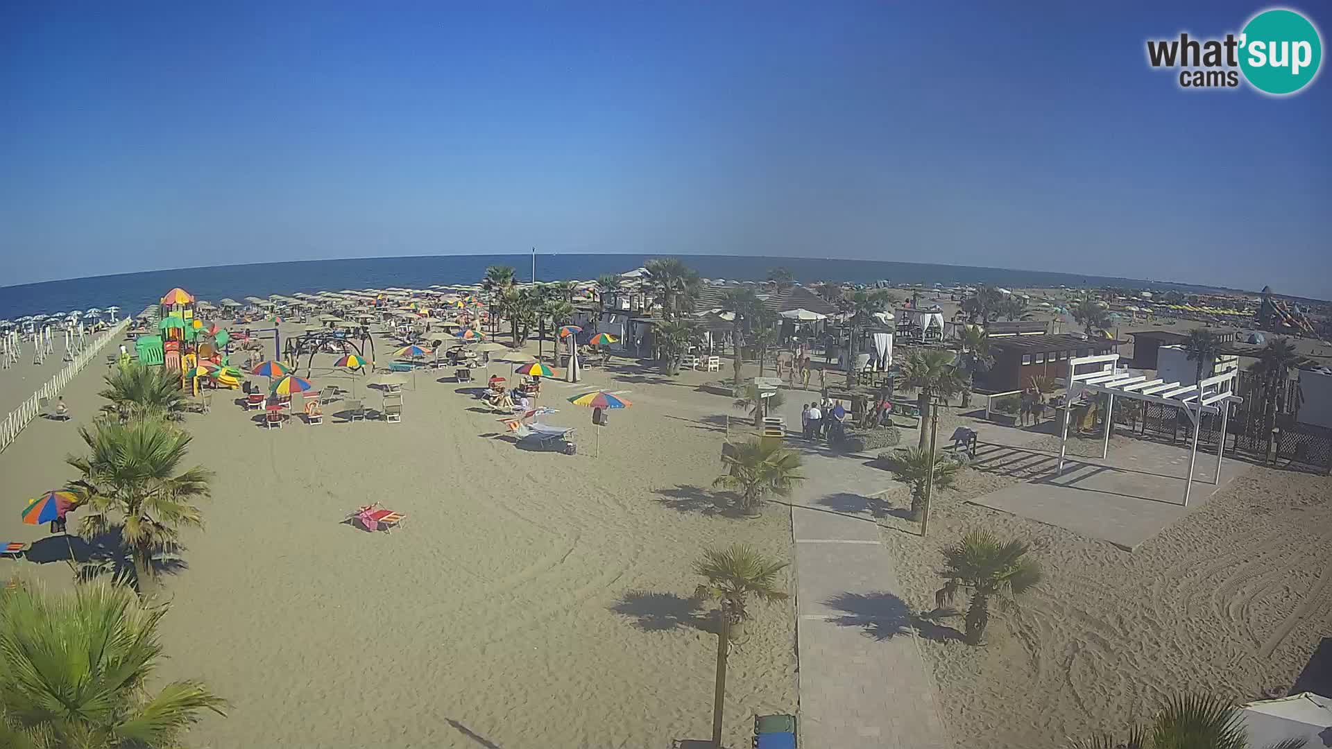 V živo Bagno Primavera Beach – Piazzale Europa Rosolina Mare webcam