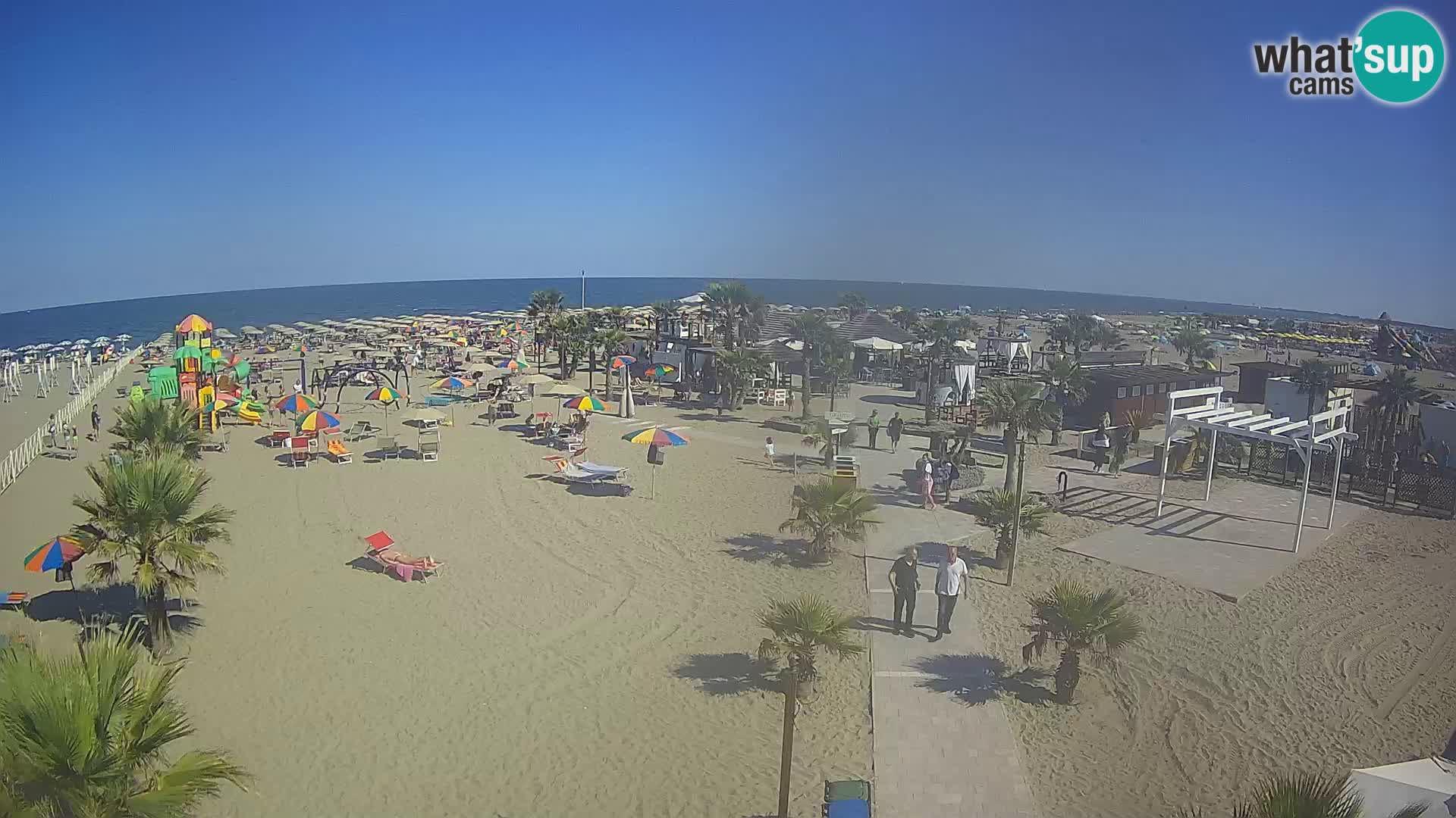 V živo Bagno Primavera Beach – Piazzale Europa Rosolina Mare webcam