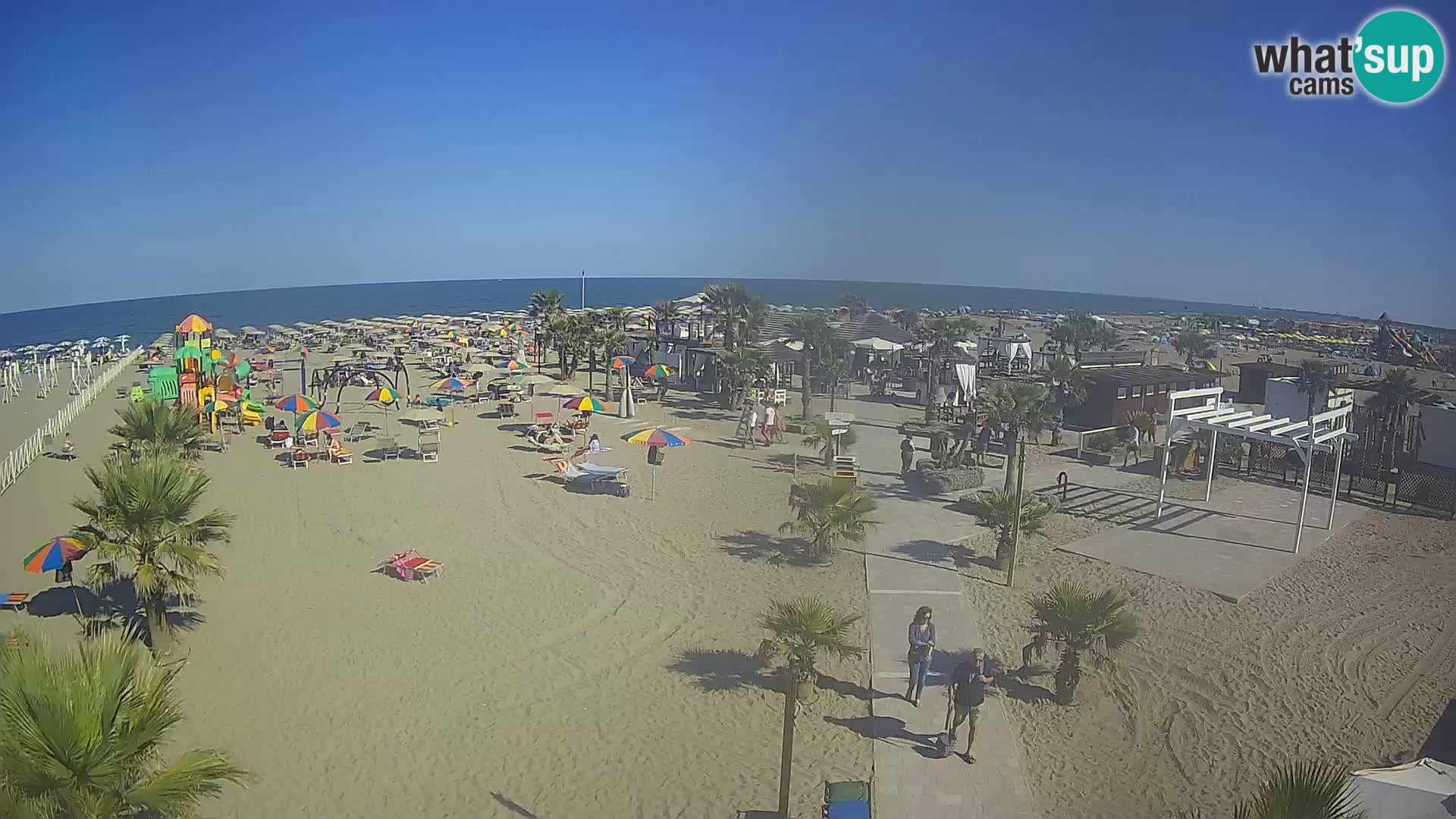 V živo Bagno Primavera Beach – Piazzale Europa Rosolina Mare webcam