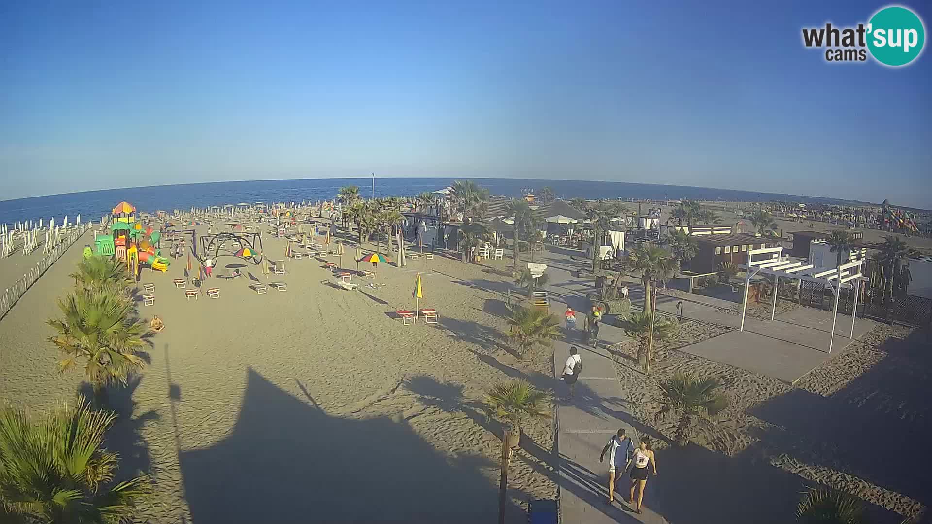 Bagno Primavera Beach – Piazzale Europa Rosolina Mare Strand webcam