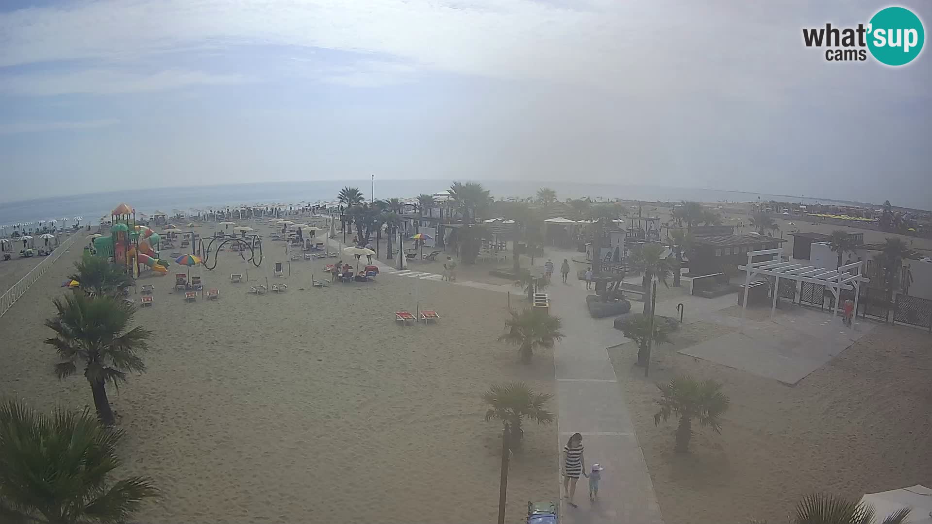 Bagno Primavera Beach – Piazzale Europa Rosolina Mare Strand webcam