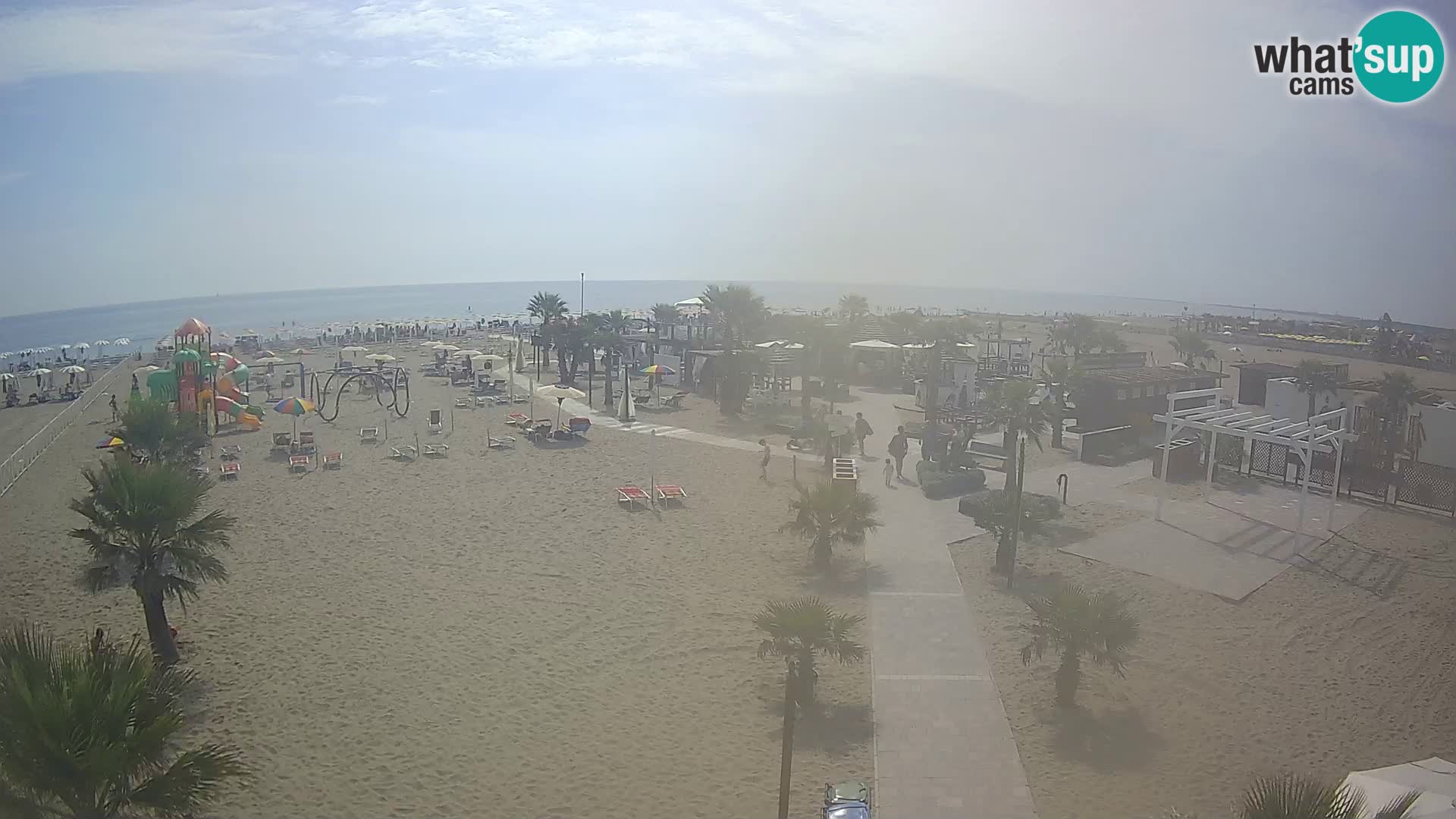 V živo Bagno Primavera Beach – Piazzale Europa Rosolina Mare webcam
