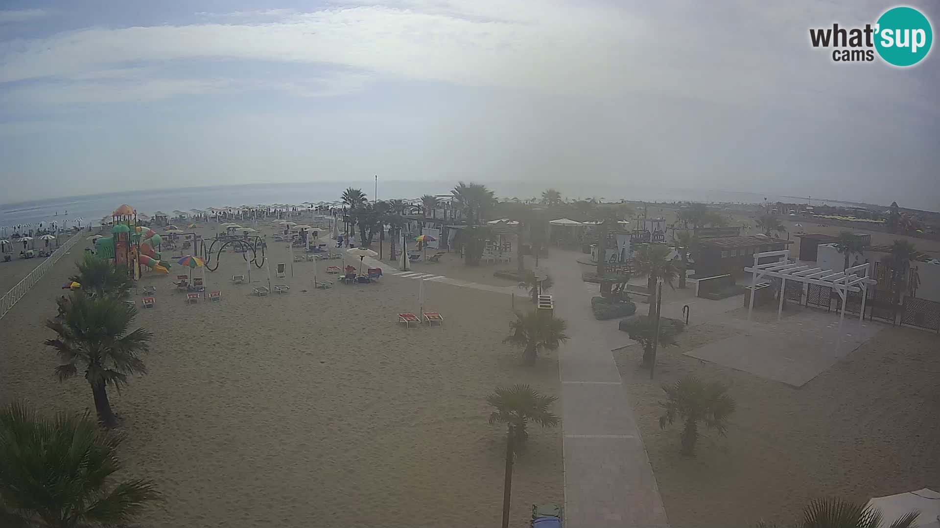 Bagno Primavera Beach – Piazzale Europa Rosolina Mare Strand webcam