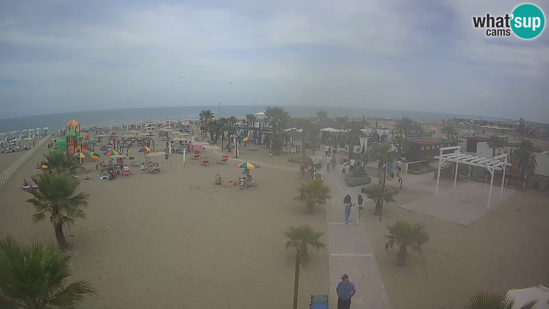 Bagno Primavera Beach – Piazzale Europa Rosolina Mare Strand webcam