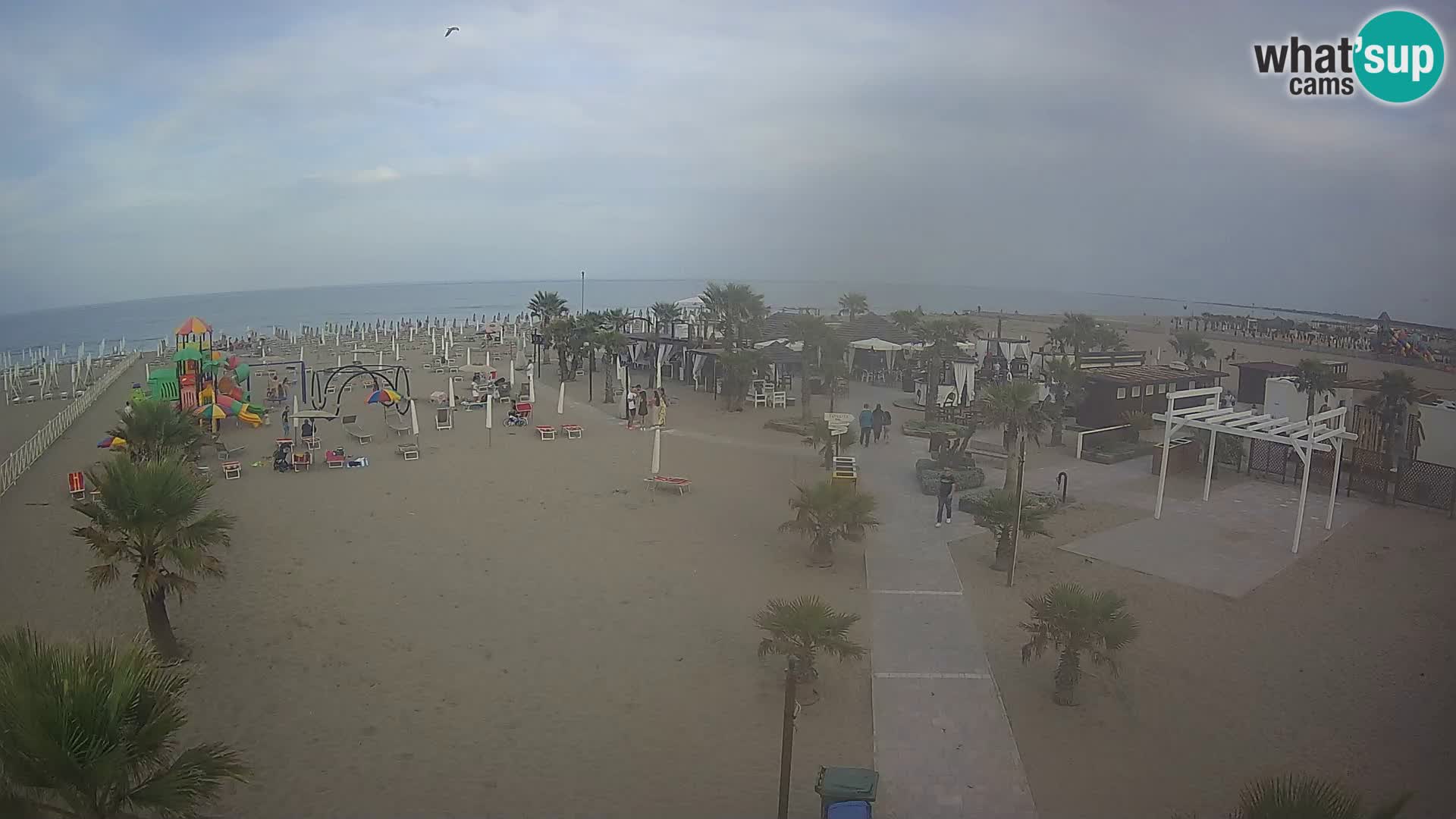 V živo Bagno Primavera Beach – Piazzale Europa Rosolina Mare webcam