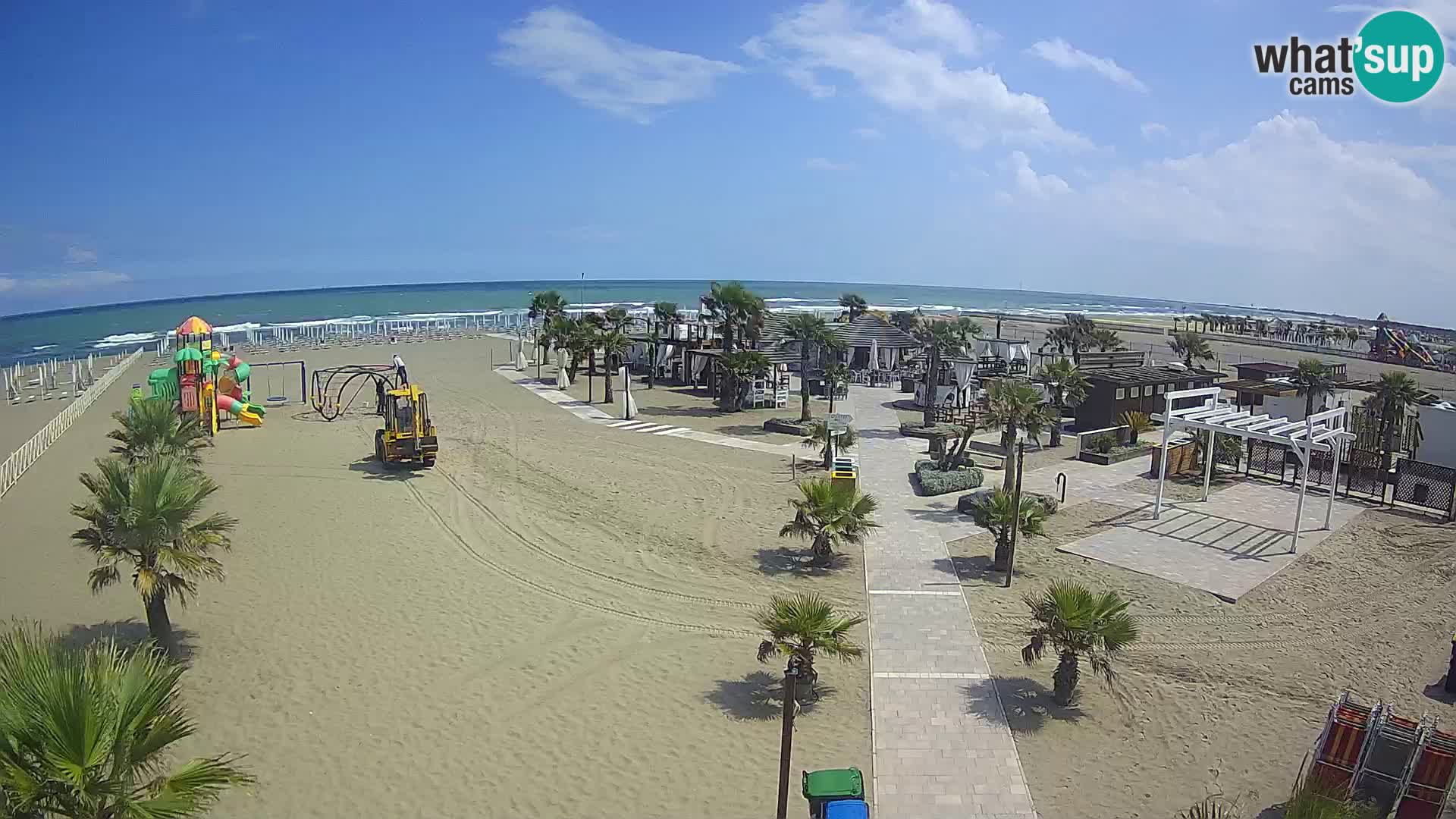V živo Bagno Primavera Beach – Piazzale Europa Rosolina Mare webcam