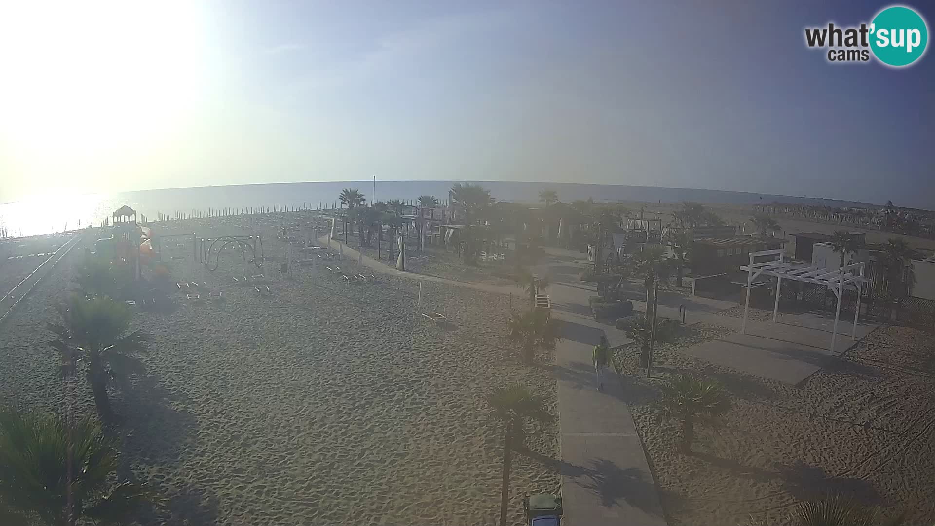 Bagno Primavera Beach – Piazzale Europa Rosolina Mare Strand webcam