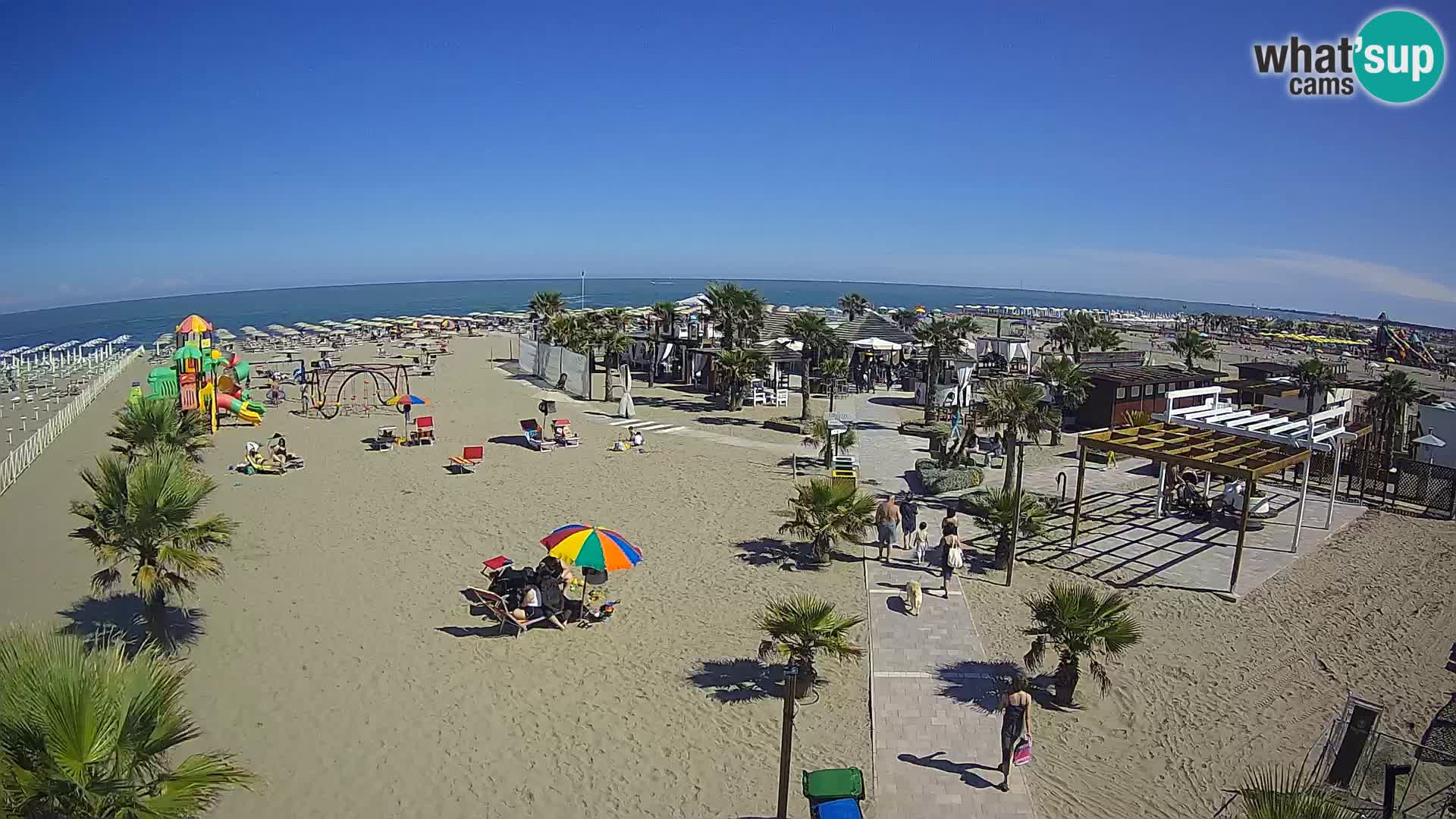 V živo Bagno Primavera Beach – Piazzale Europa Rosolina Mare webcam