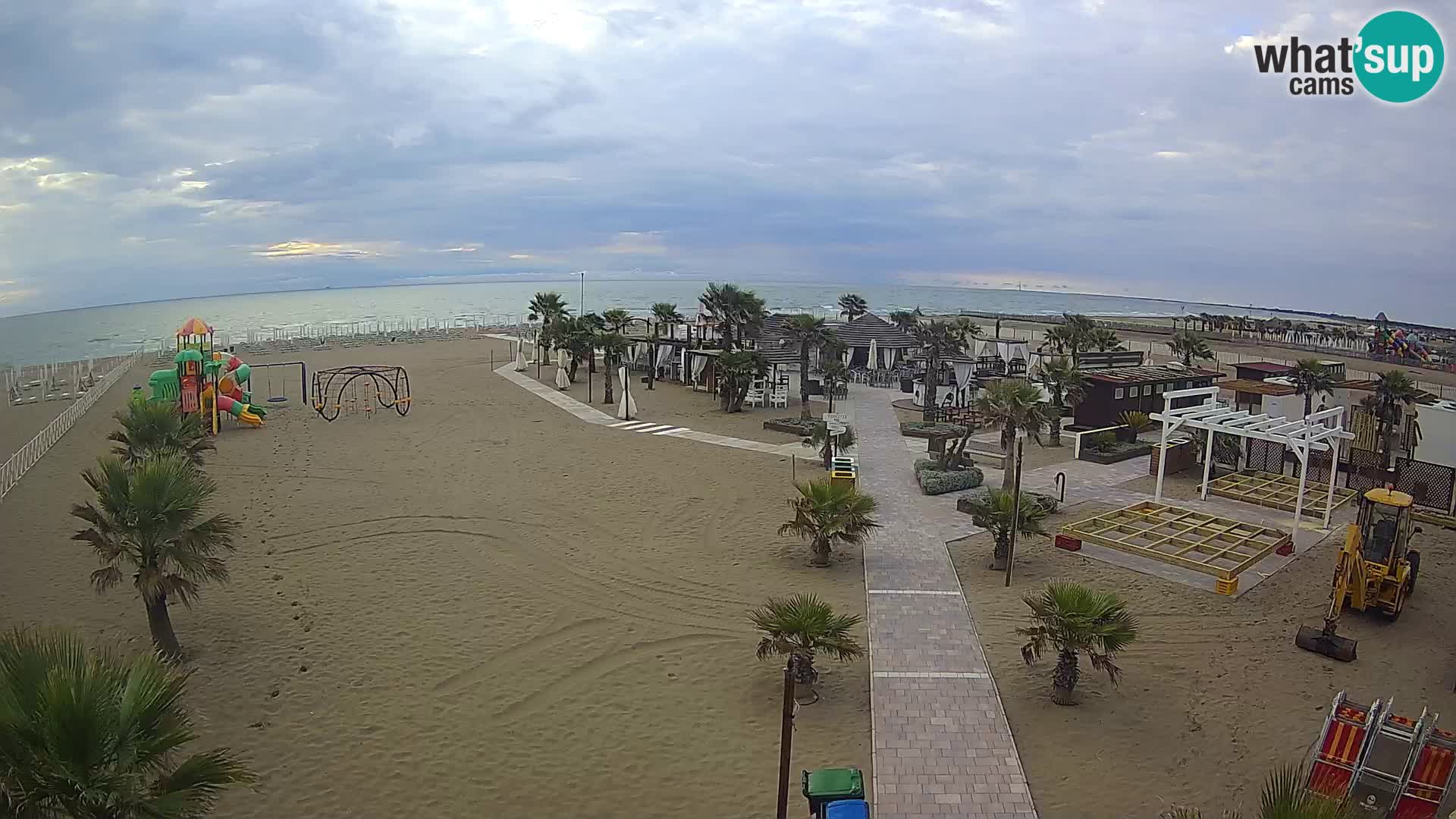 Bagno Primavera Beach – Piazzale Europa Rosolina Mare Strand webcam