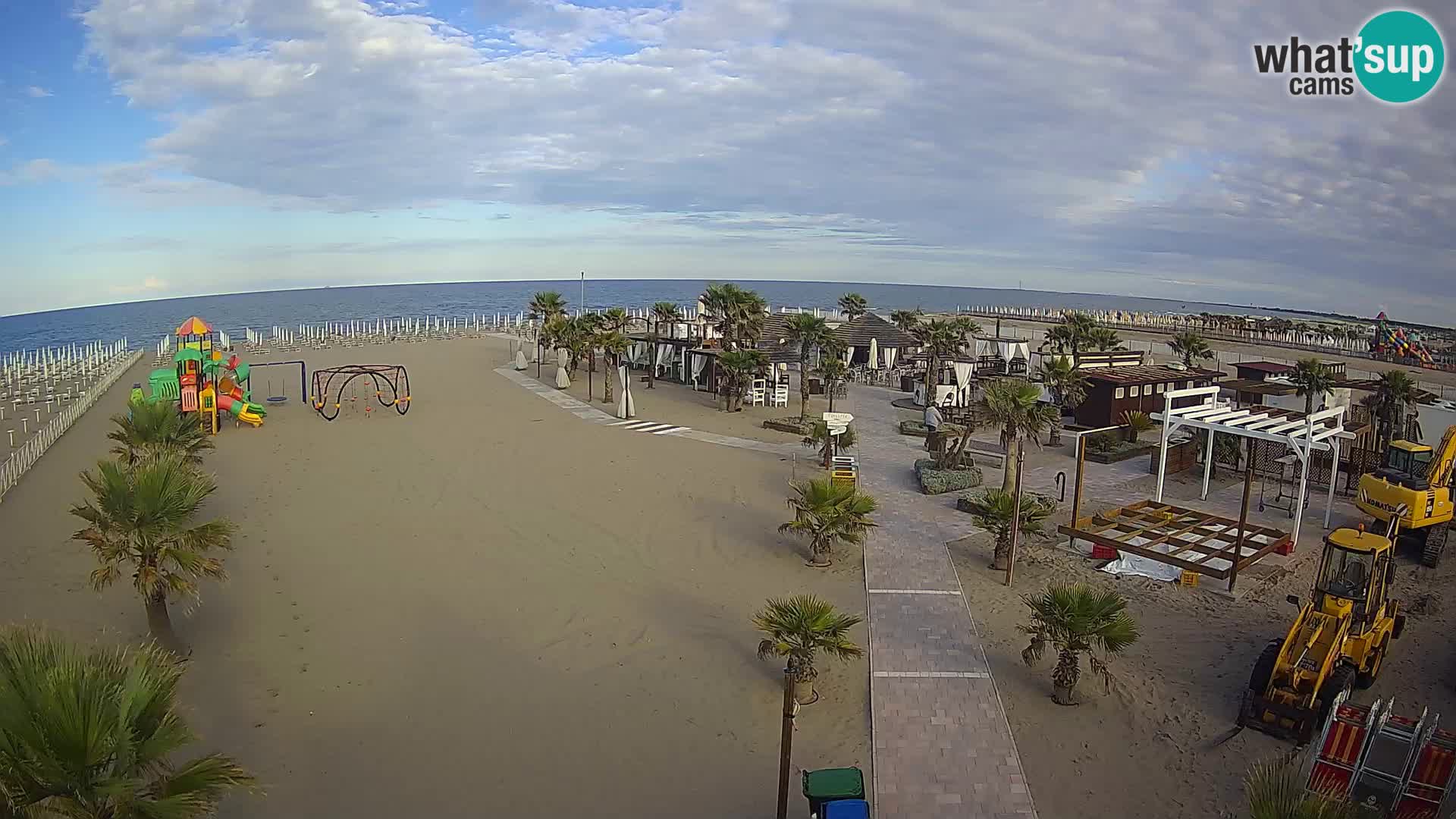 V živo Bagno Primavera Beach – Piazzale Europa Rosolina Mare webcam