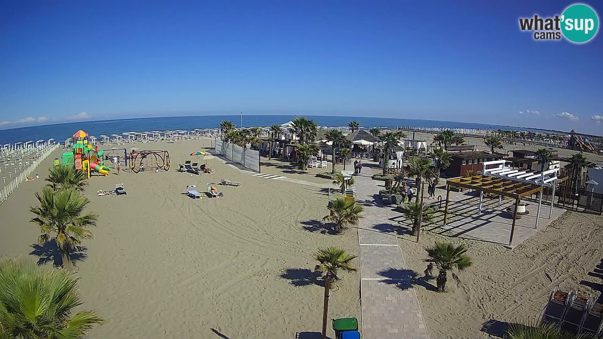 V živo Bagno Primavera Beach – Piazzale Europa Rosolina Mare webcam