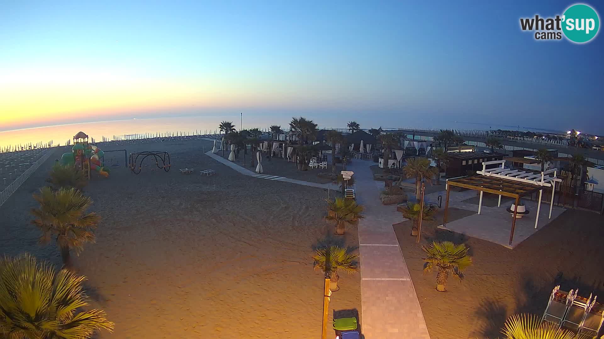 V živo Bagno Primavera Beach – Piazzale Europa Rosolina Mare webcam