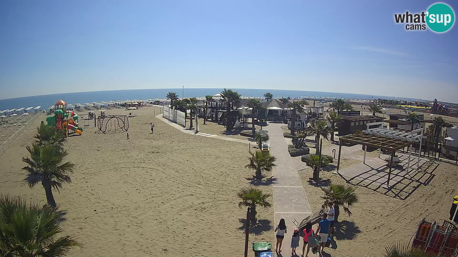 V živo Bagno Primavera Beach – Piazzale Europa Rosolina Mare webcam