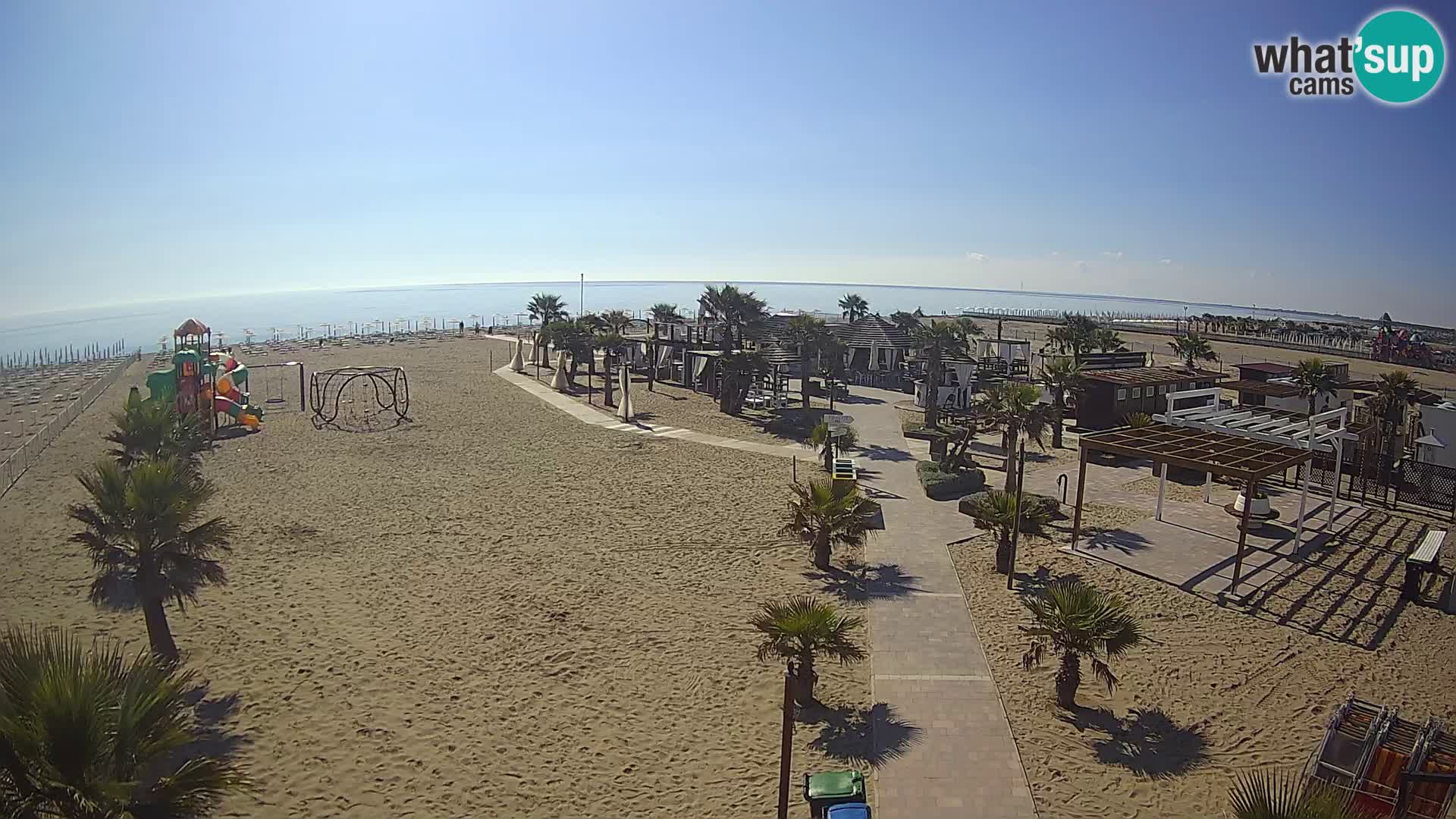 V živo Bagno Primavera Beach – Piazzale Europa Rosolina Mare webcam