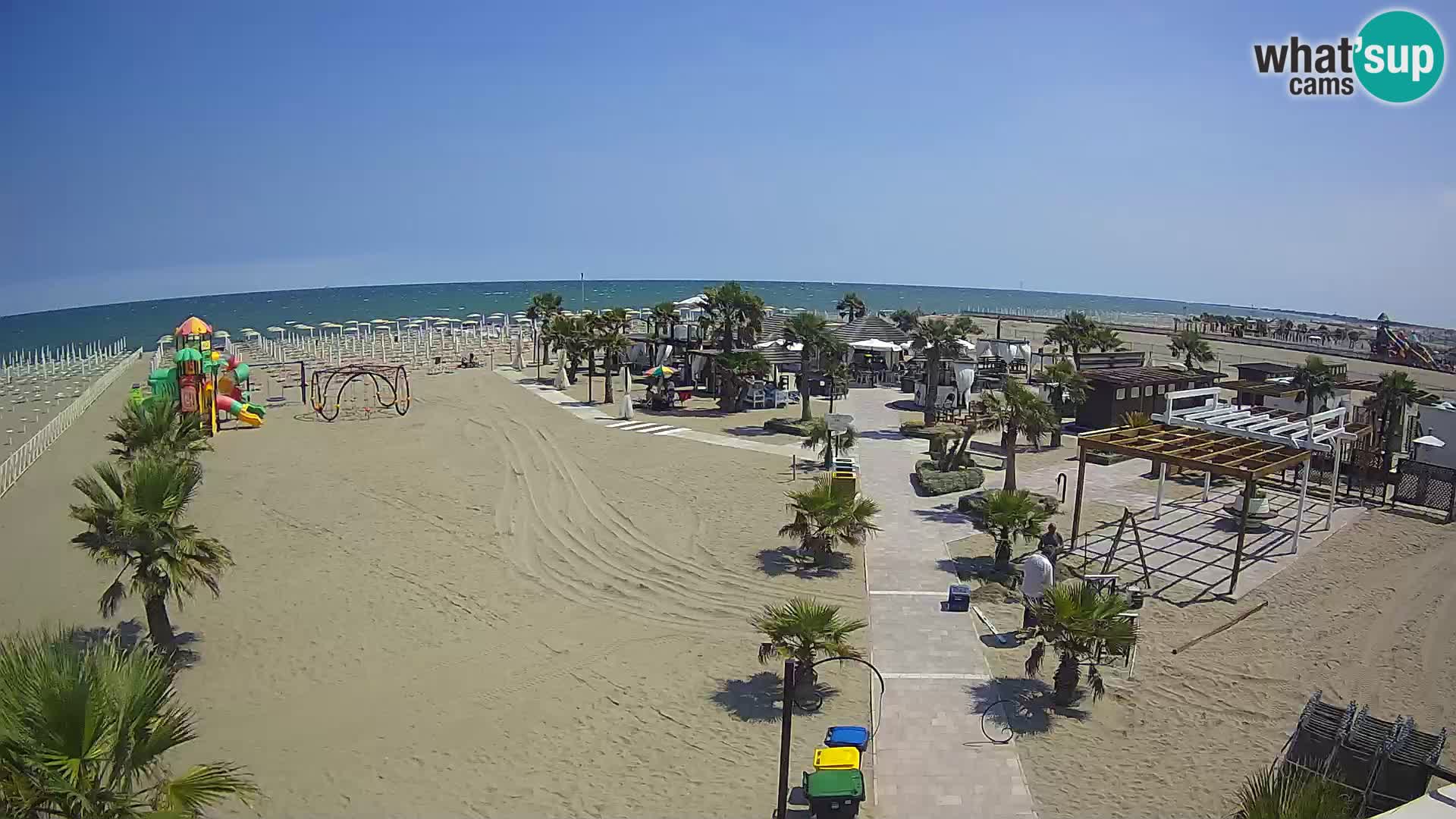 Bagno Primavera Beach – Piazzale Europa Rosolina Mare Strand webcam