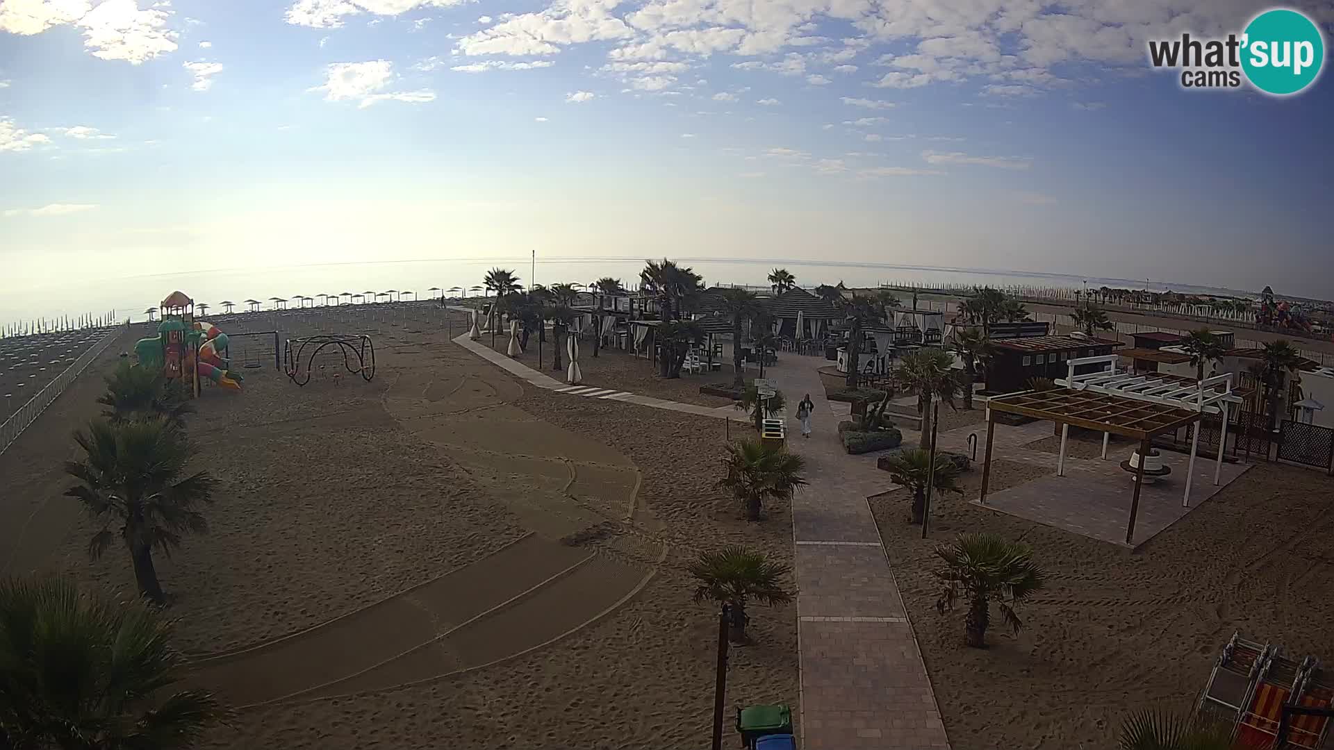 V živo Bagno Primavera Beach – Piazzale Europa Rosolina Mare webcam