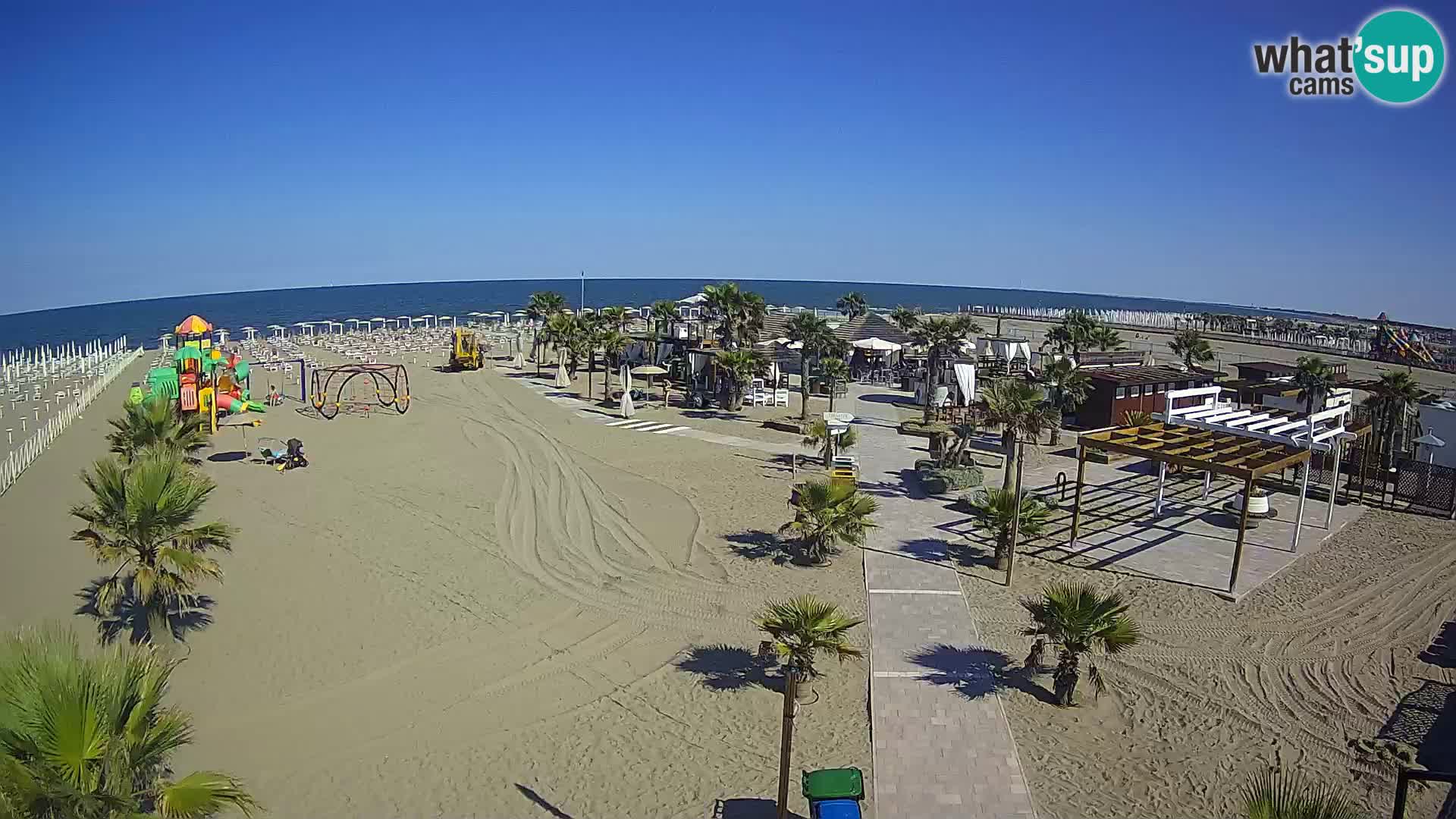 V živo Bagno Primavera Beach – Piazzale Europa Rosolina Mare webcam