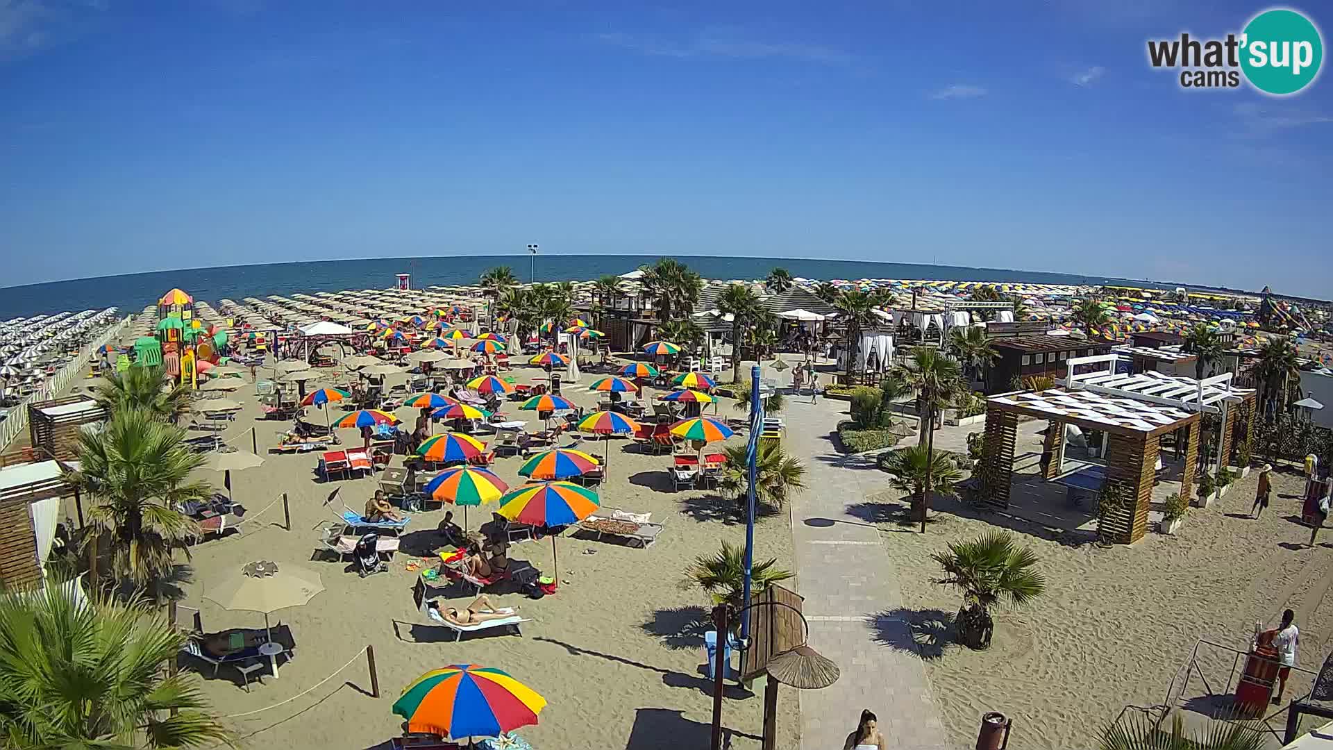 V živo Bagno Primavera Beach – Piazzale Europa Rosolina Mare webcam
