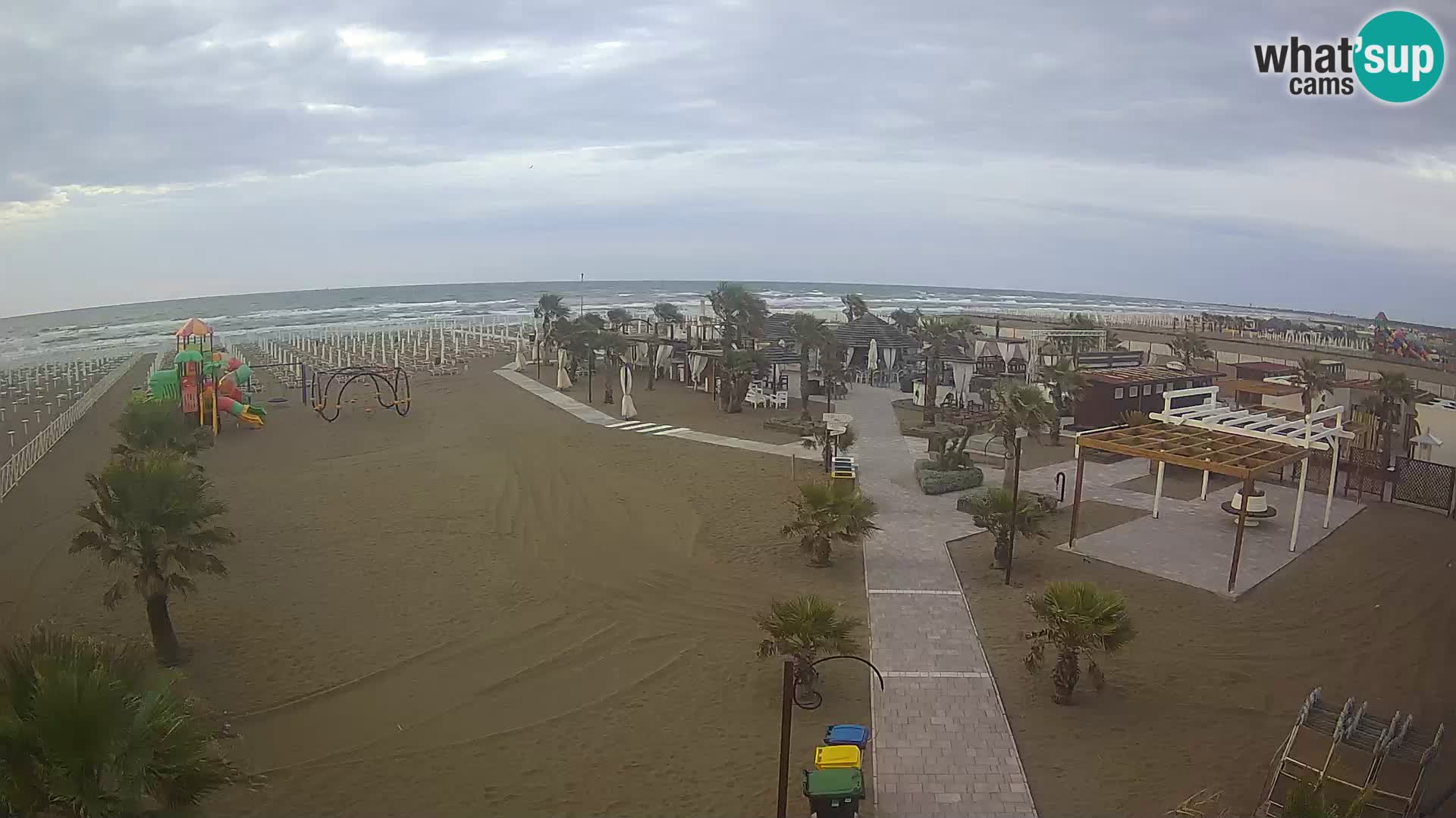 V živo Bagno Primavera Beach – Piazzale Europa Rosolina Mare webcam