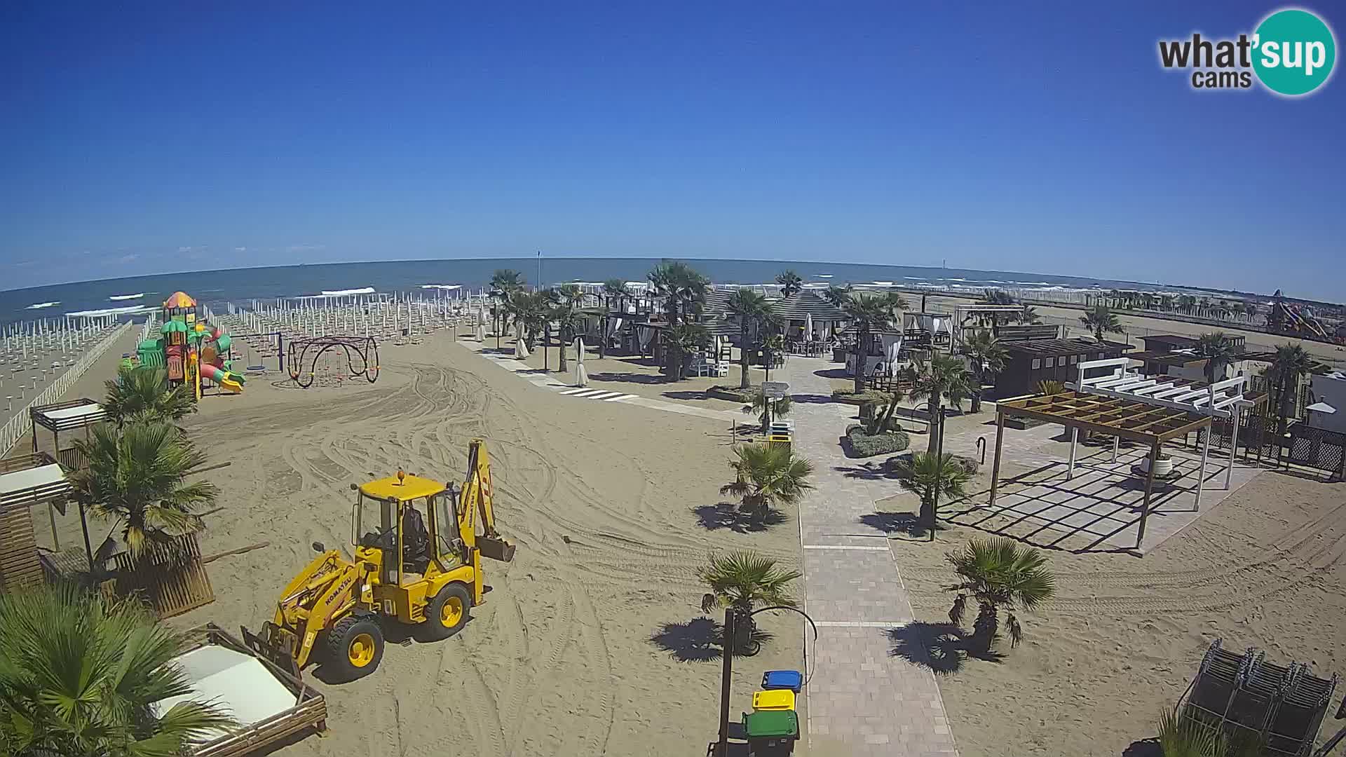 V živo Bagno Primavera Beach – Piazzale Europa Rosolina Mare webcam