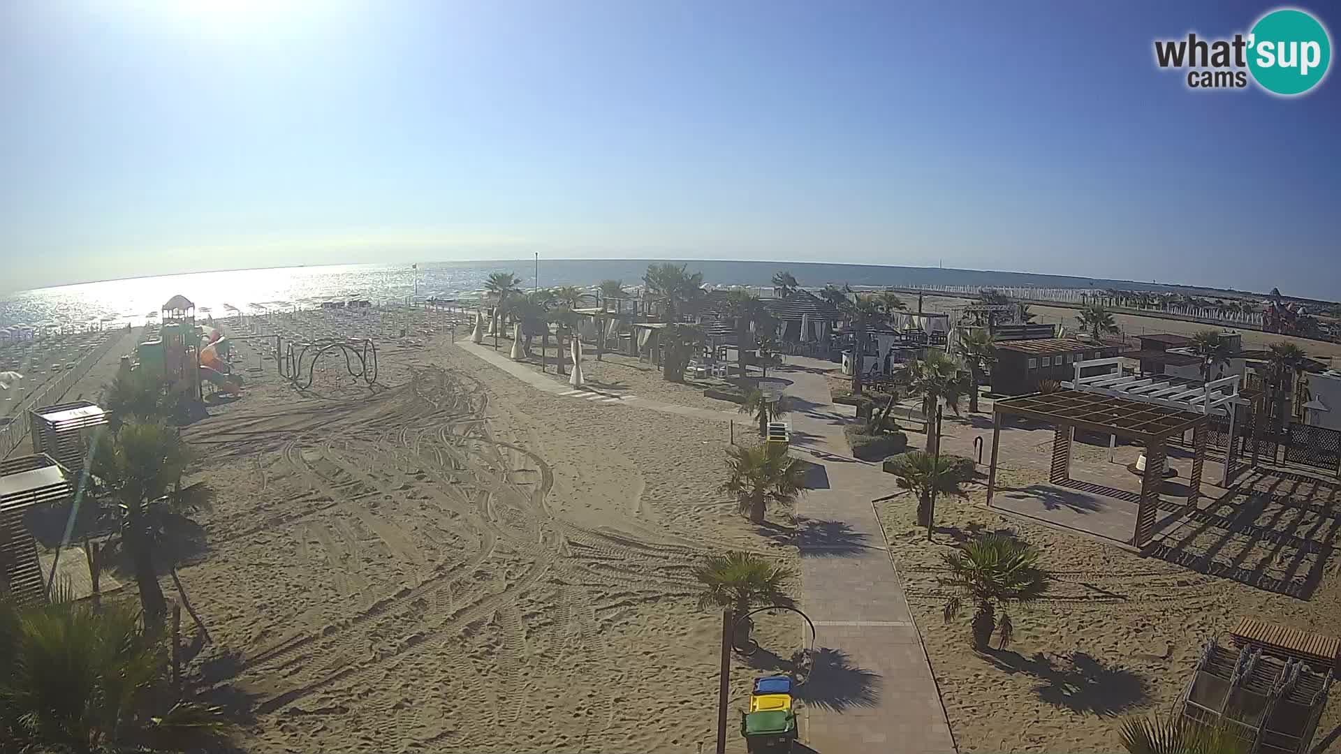 V živo Bagno Primavera Beach – Piazzale Europa Rosolina Mare webcam
