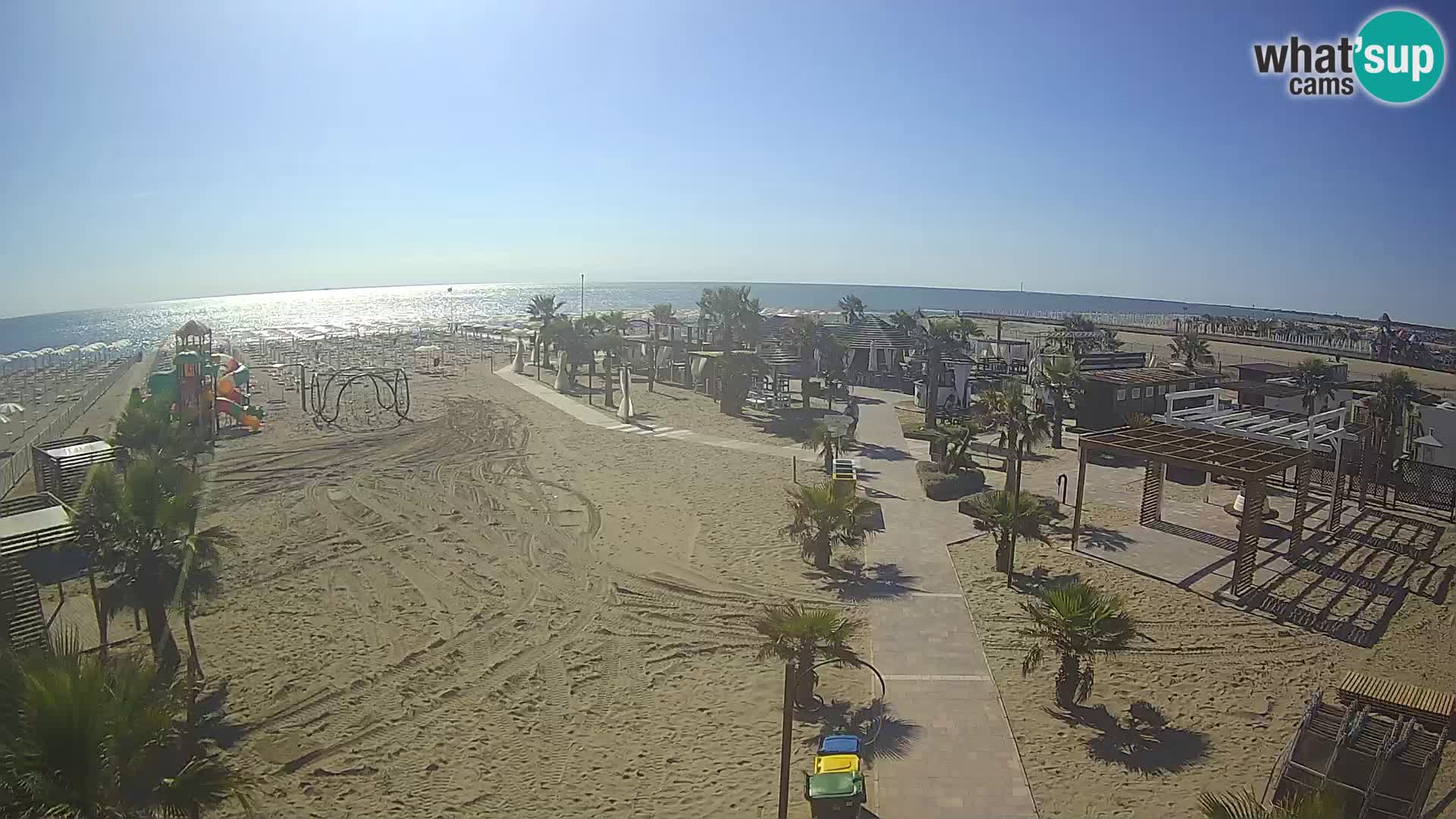 V živo Bagno Primavera Beach – Piazzale Europa Rosolina Mare webcam