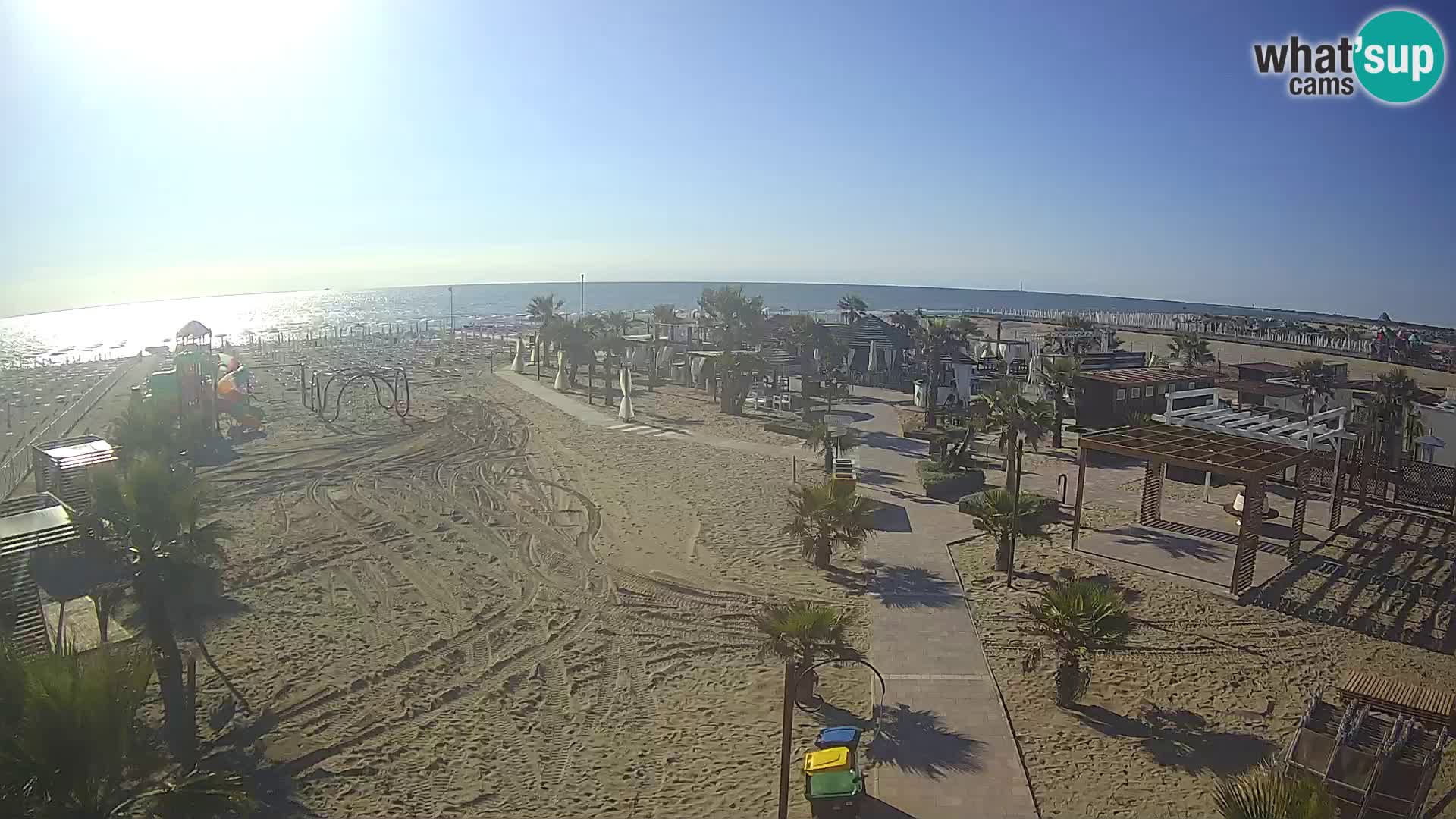 V živo Bagno Primavera Beach – Piazzale Europa Rosolina Mare webcam