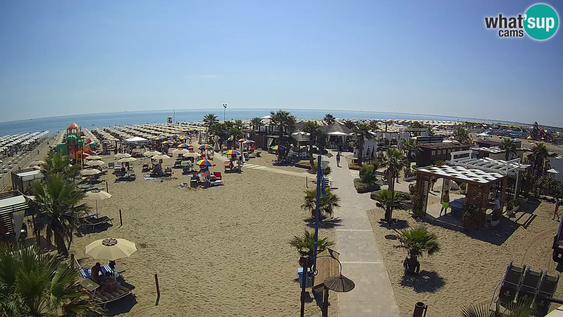 Bagno Primavera Beach – Piazzale Europa Rosolina Mare Strand webcam