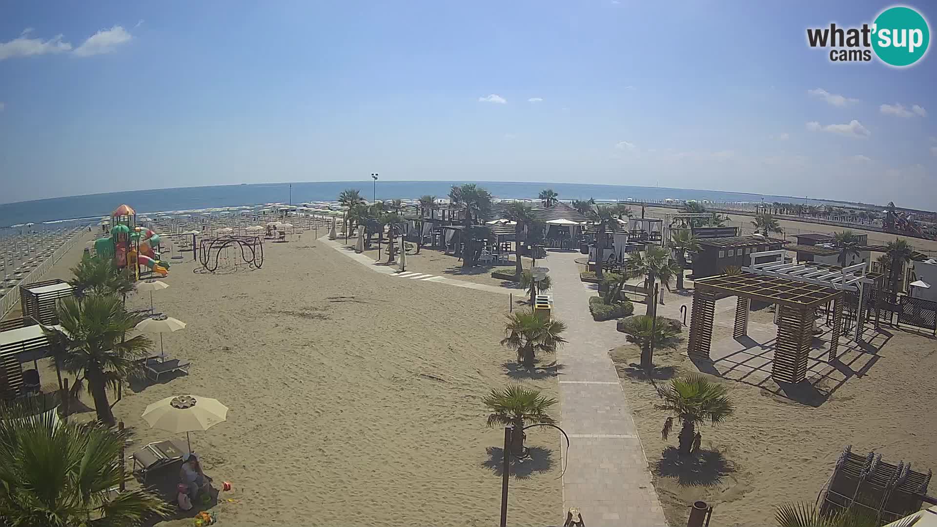 V živo Bagno Primavera Beach – Piazzale Europa Rosolina Mare webcam