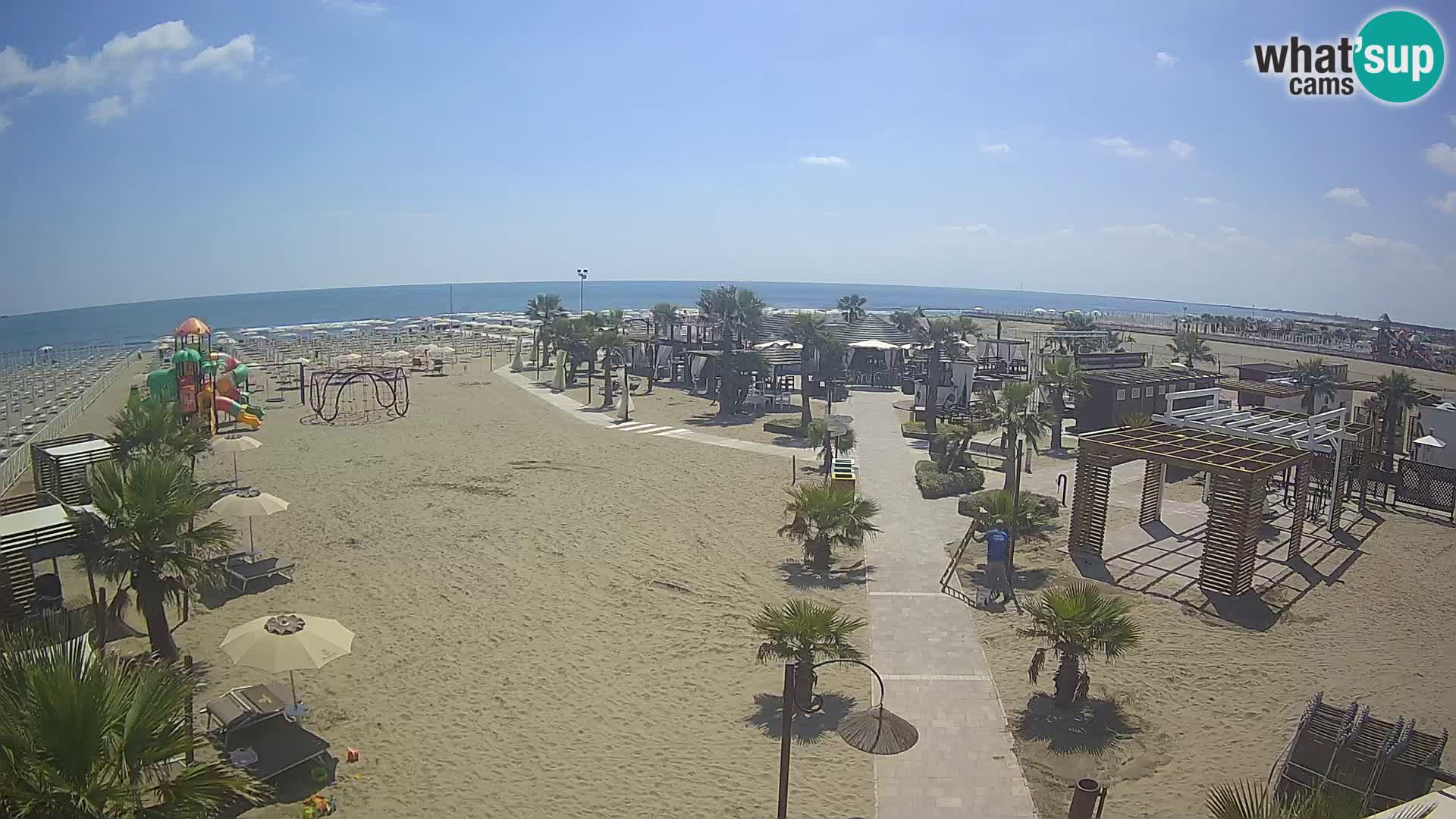 V živo Bagno Primavera Beach – Piazzale Europa Rosolina Mare webcam