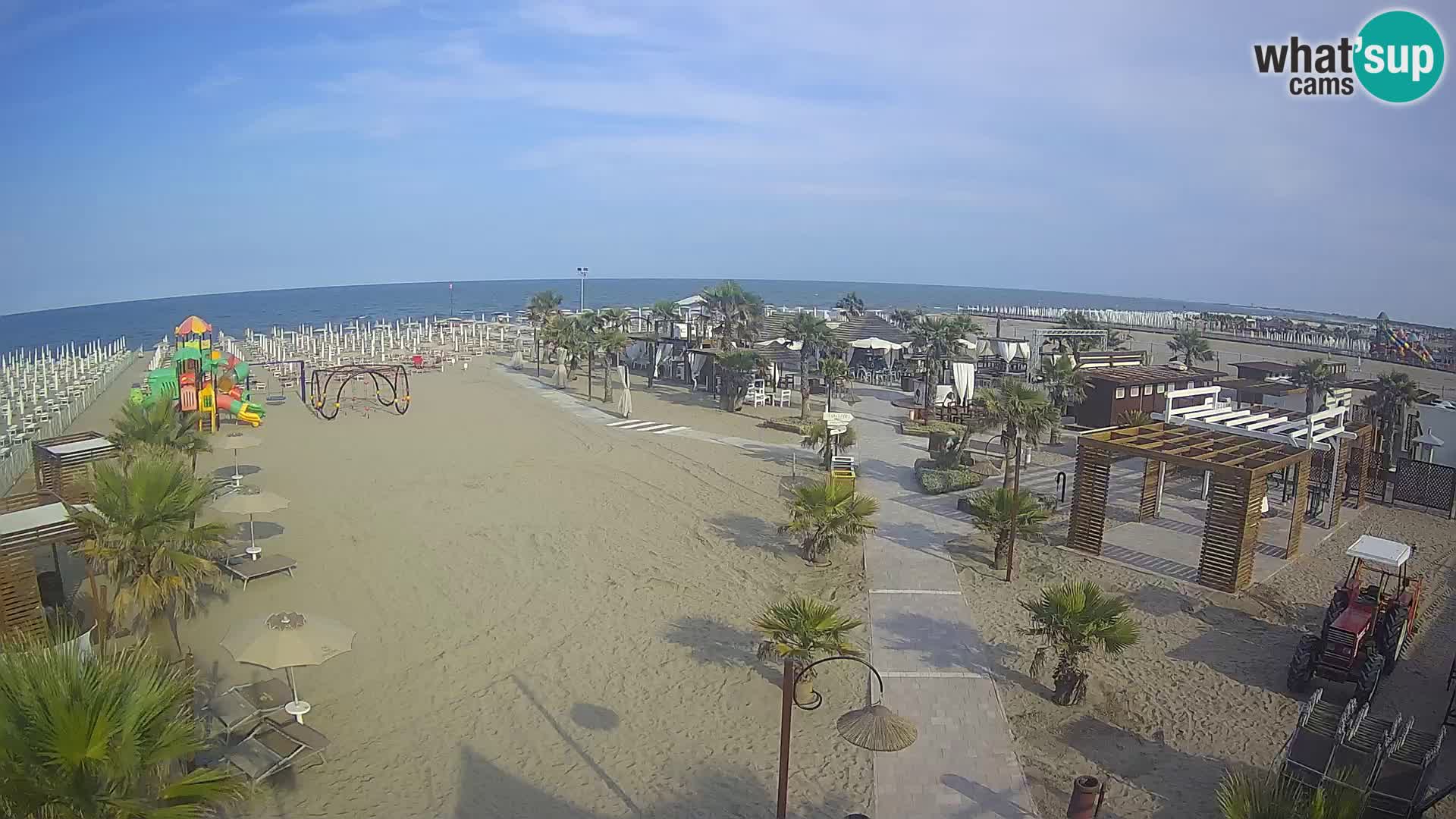 V živo Bagno Primavera Beach – Piazzale Europa Rosolina Mare webcam