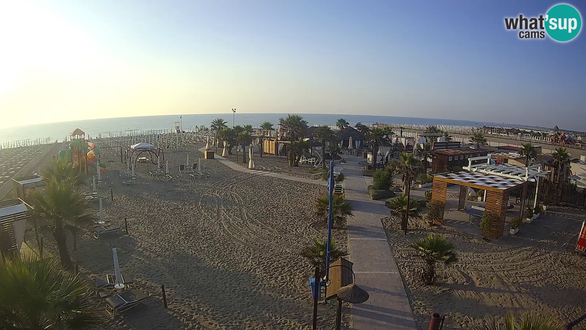 Bagno Primavera Beach – Piazzale Europa Rosolina Mare Strand webcam