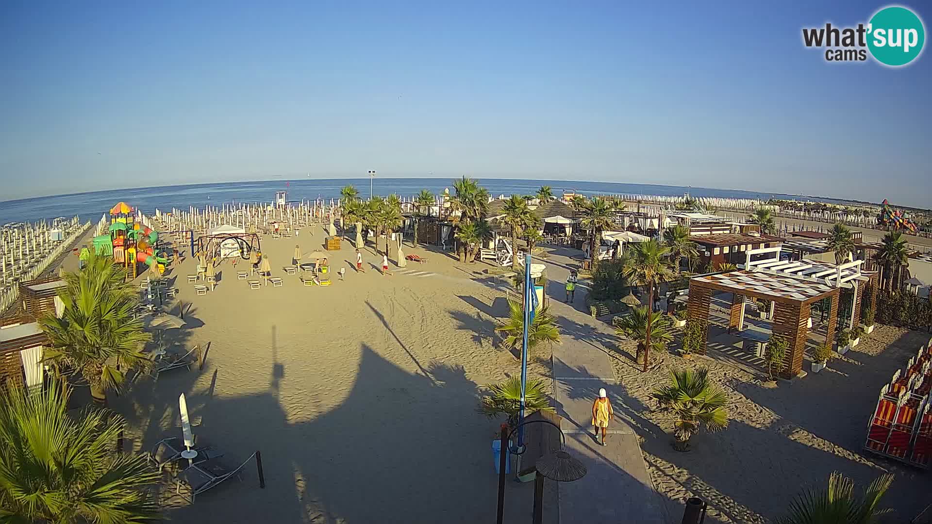 V živo Bagno Primavera Beach – Piazzale Europa Rosolina Mare webcam