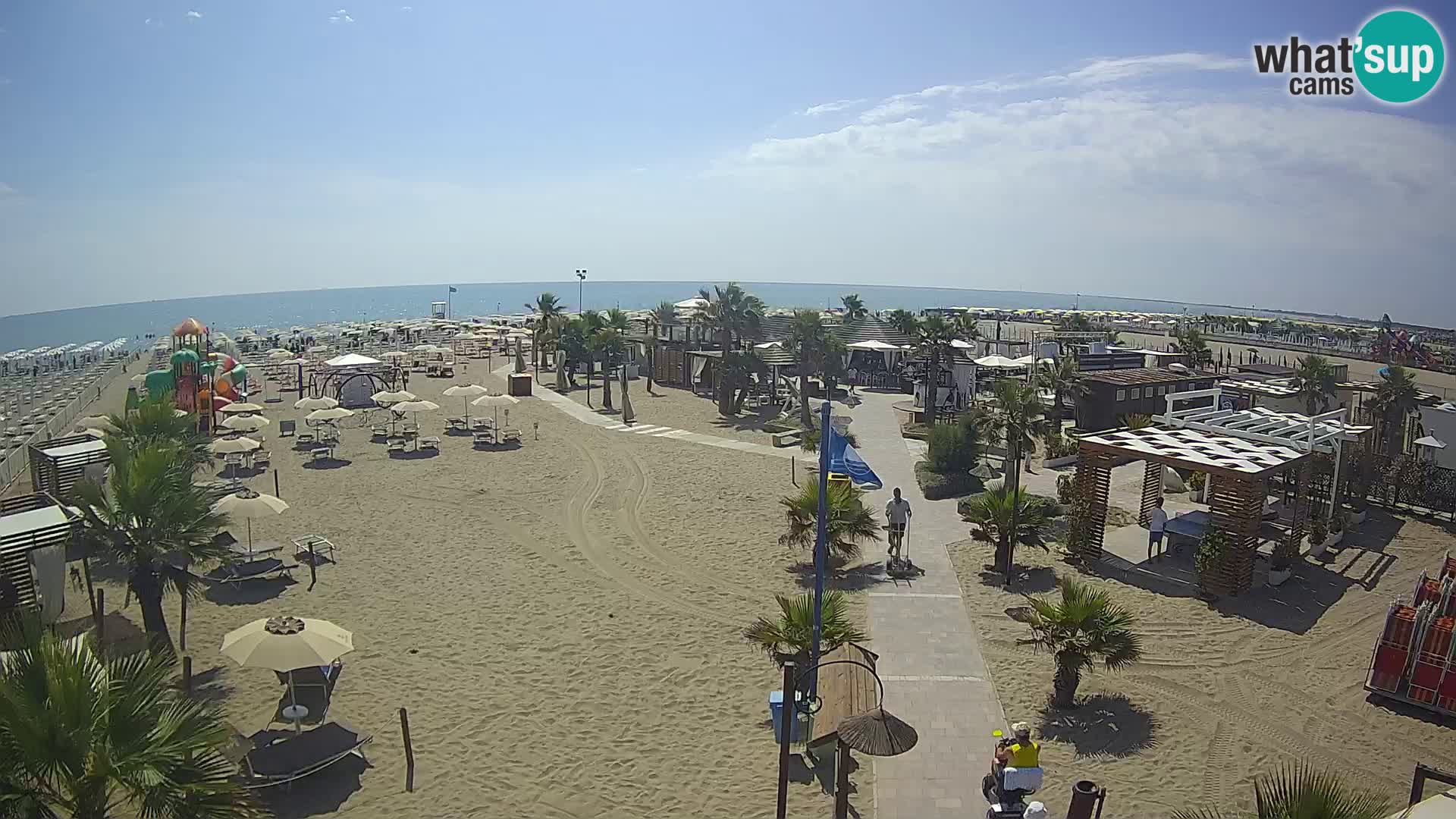 V živo Bagno Primavera Beach – Piazzale Europa Rosolina Mare webcam