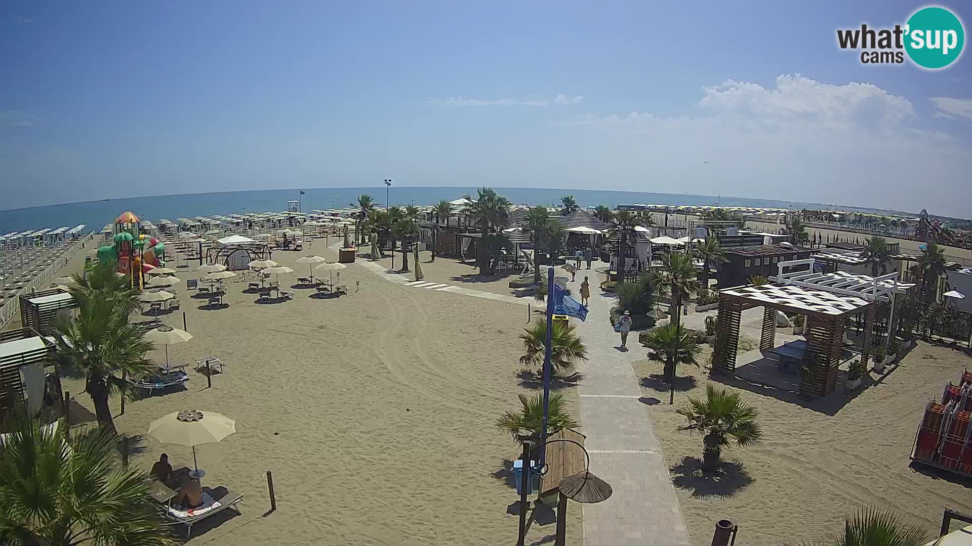 V živo Bagno Primavera Beach – Piazzale Europa Rosolina Mare webcam